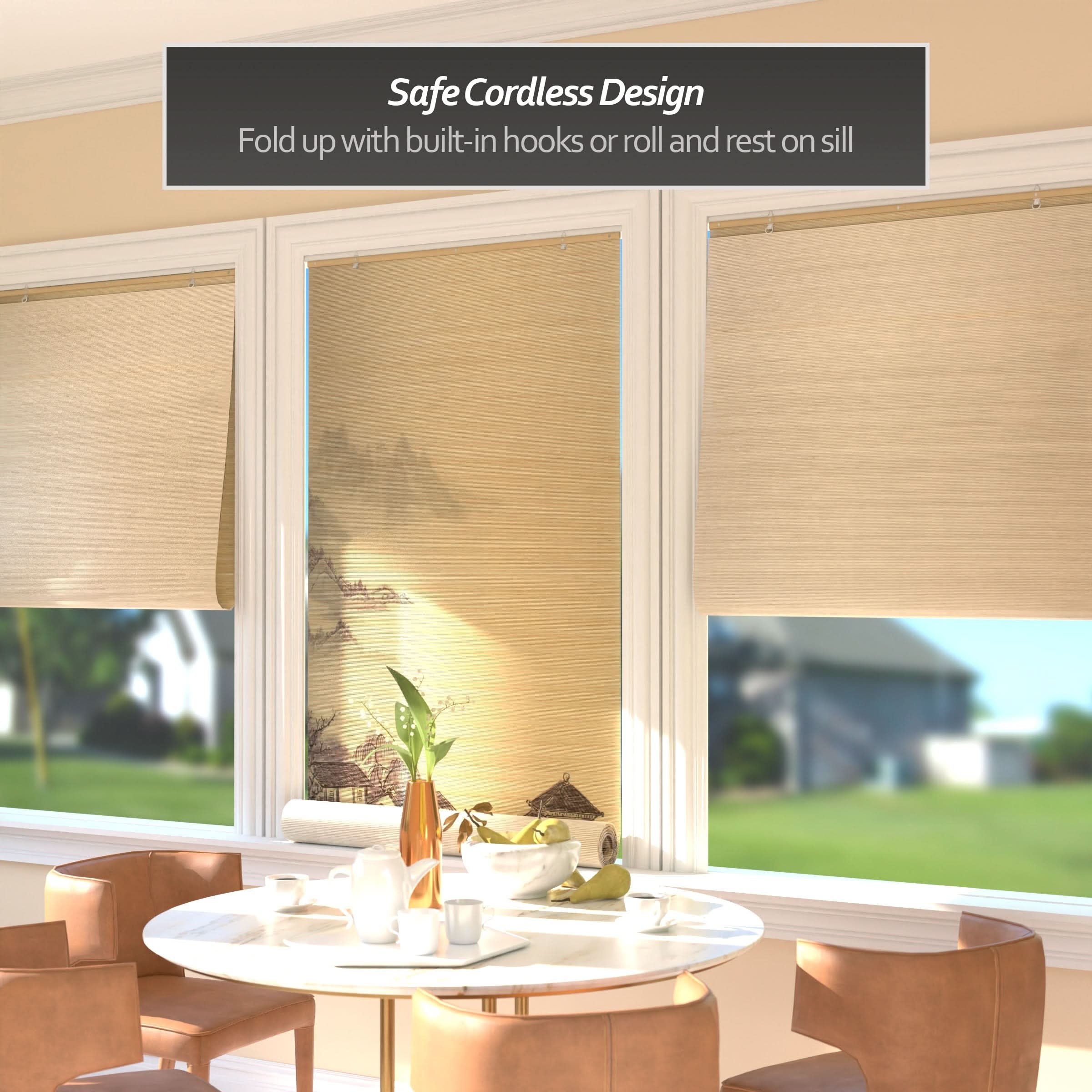 Landscape Bamboo Window Shade Blind - Image 3