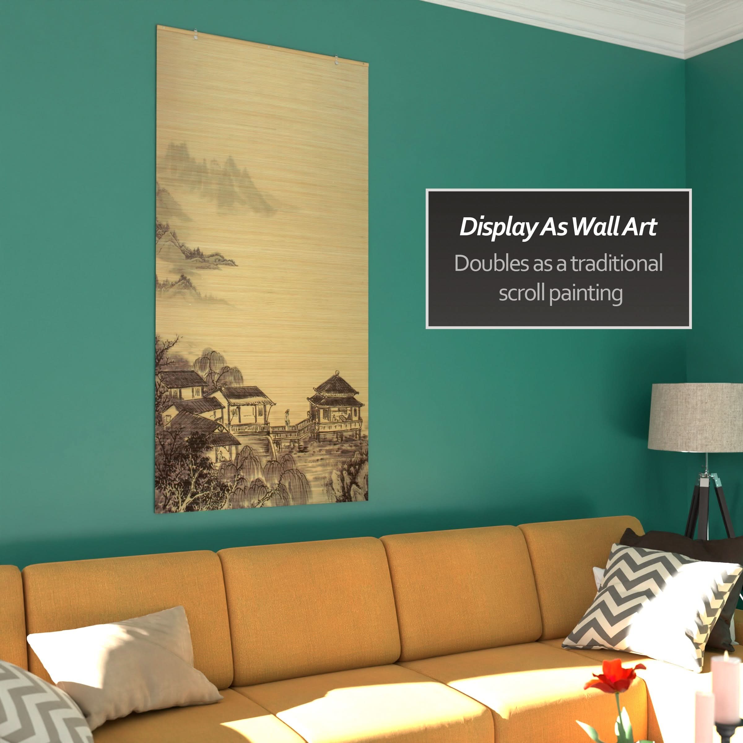 Landscape Bamboo Window Shade Blind - Image 6