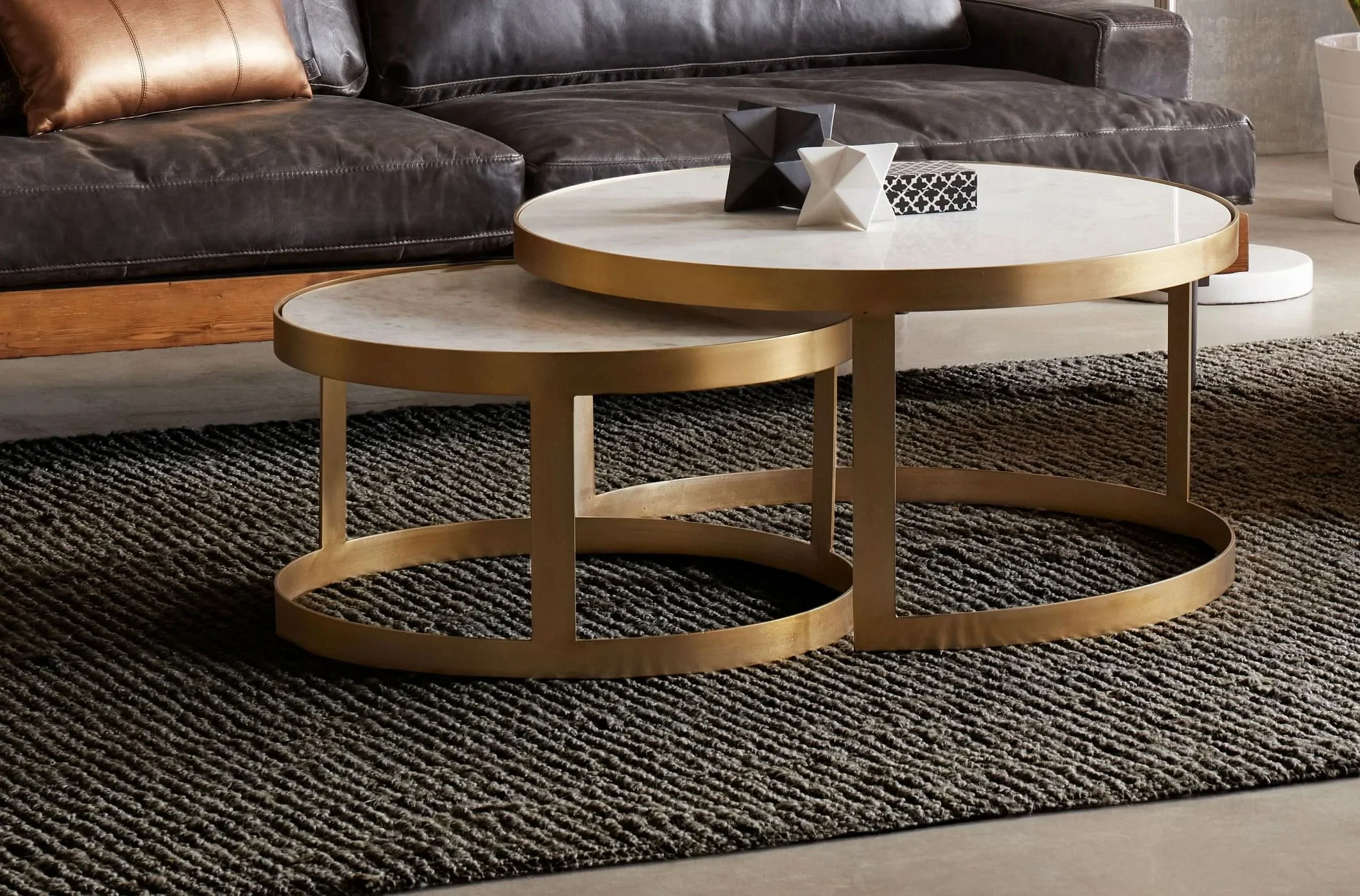 Leonardo Coffee Tables, Set of 2 - Image 3
