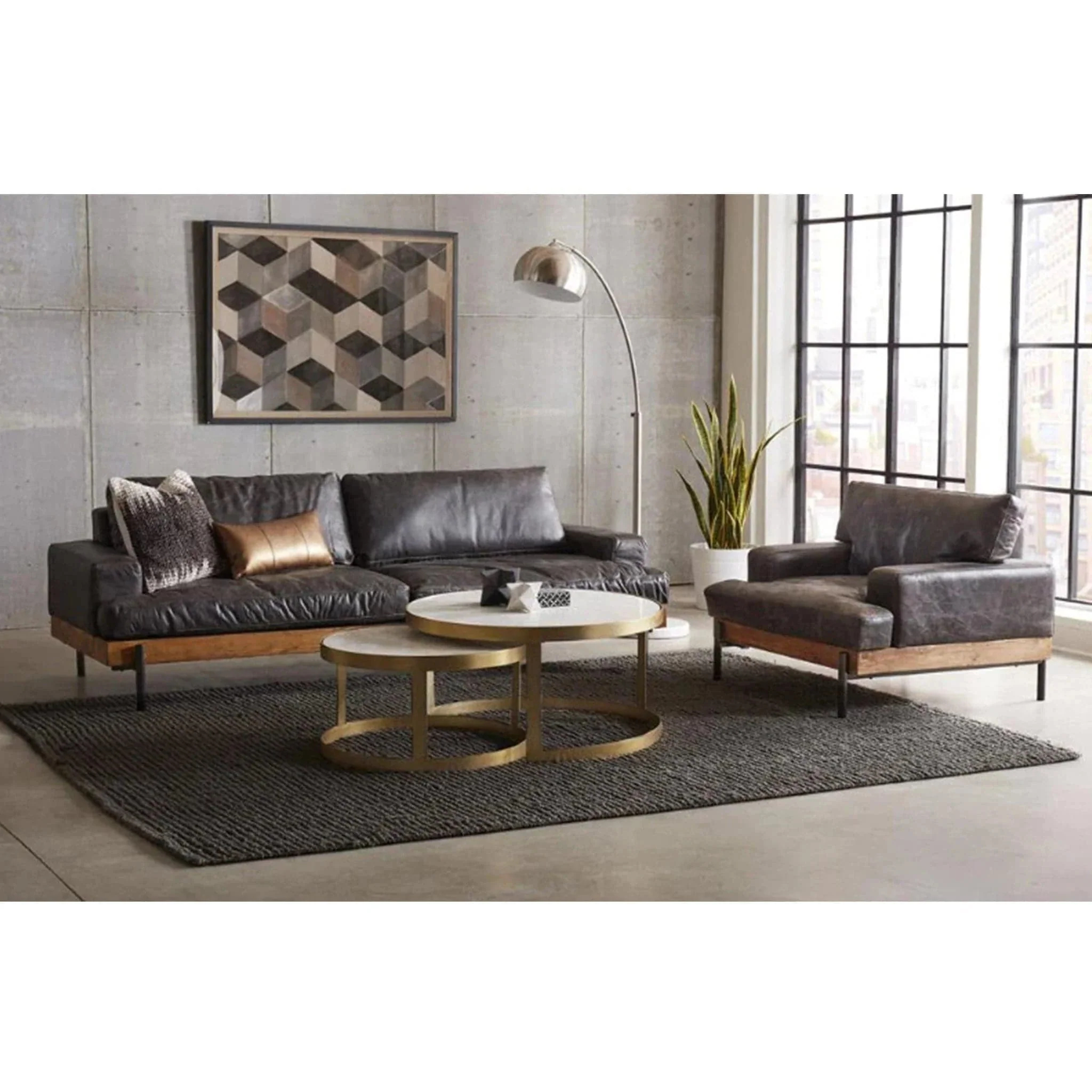 Leonardo Coffee Tables, Set of 2 - Image 4