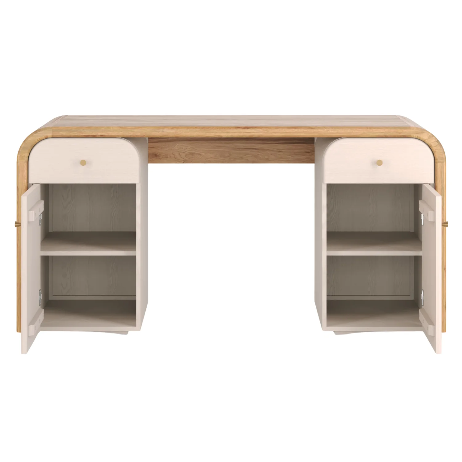 Liam Oak Desk - Image 2