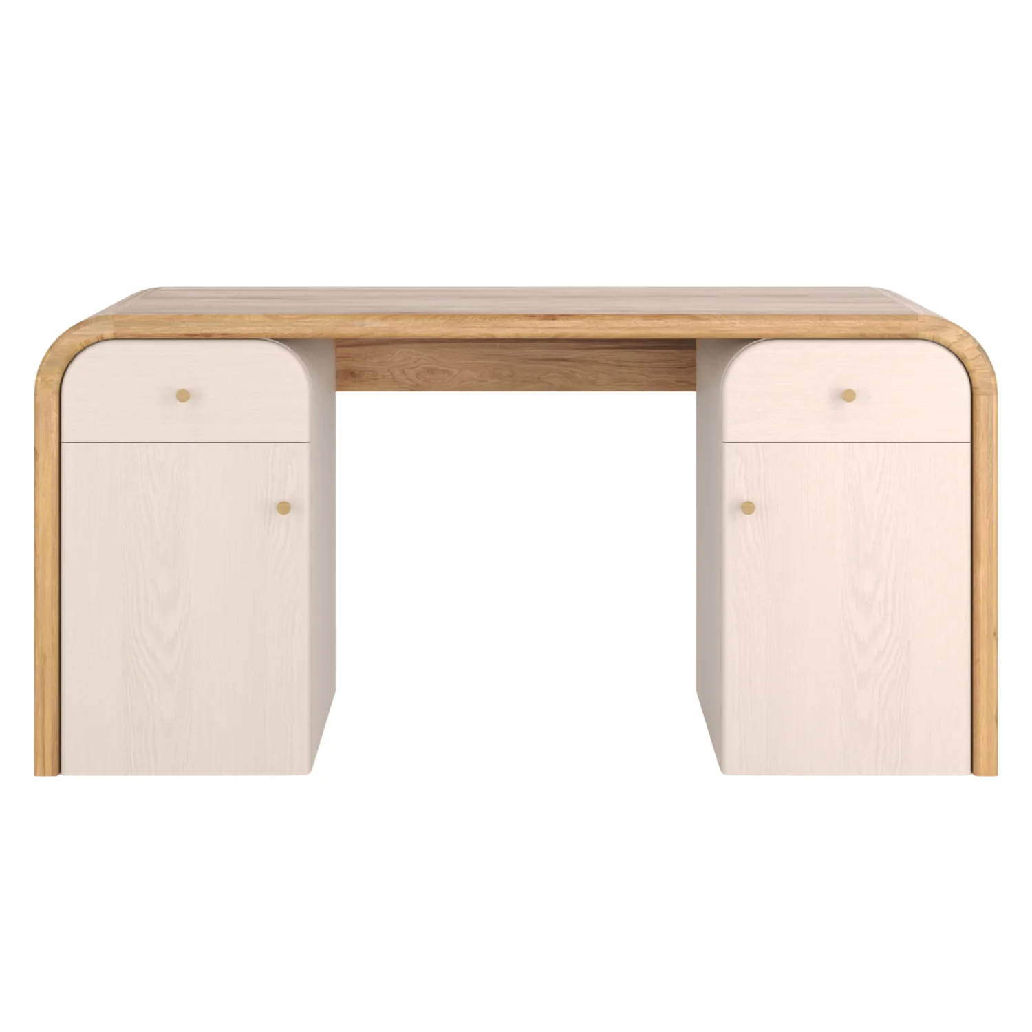 Liam Oak Desk - Image 4