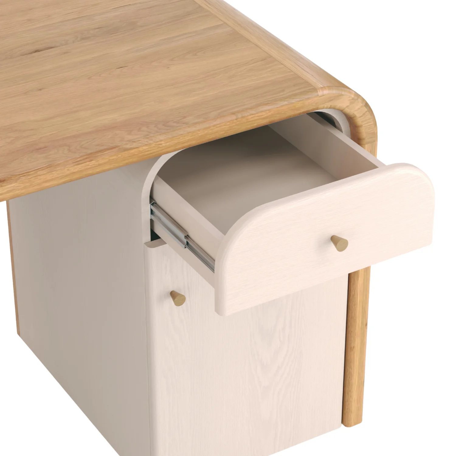 Liam Oak Desk - Image 7