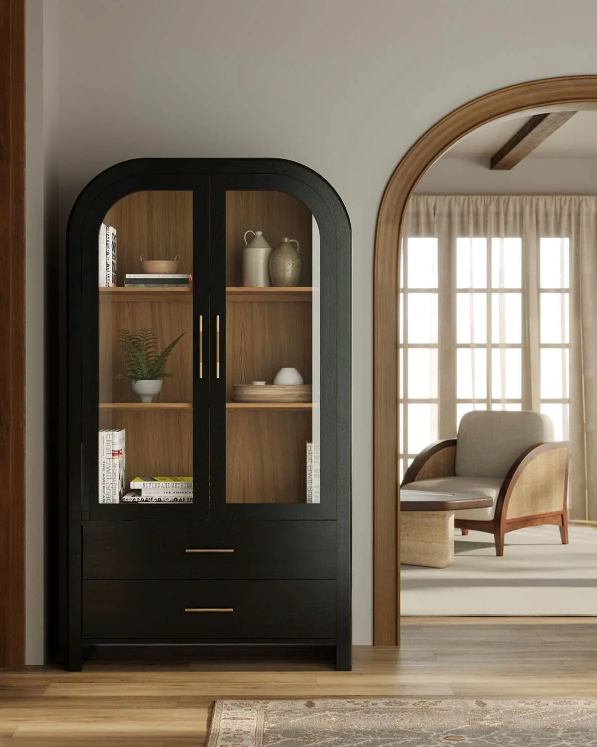 Liam Tall Cabinet - Image 3