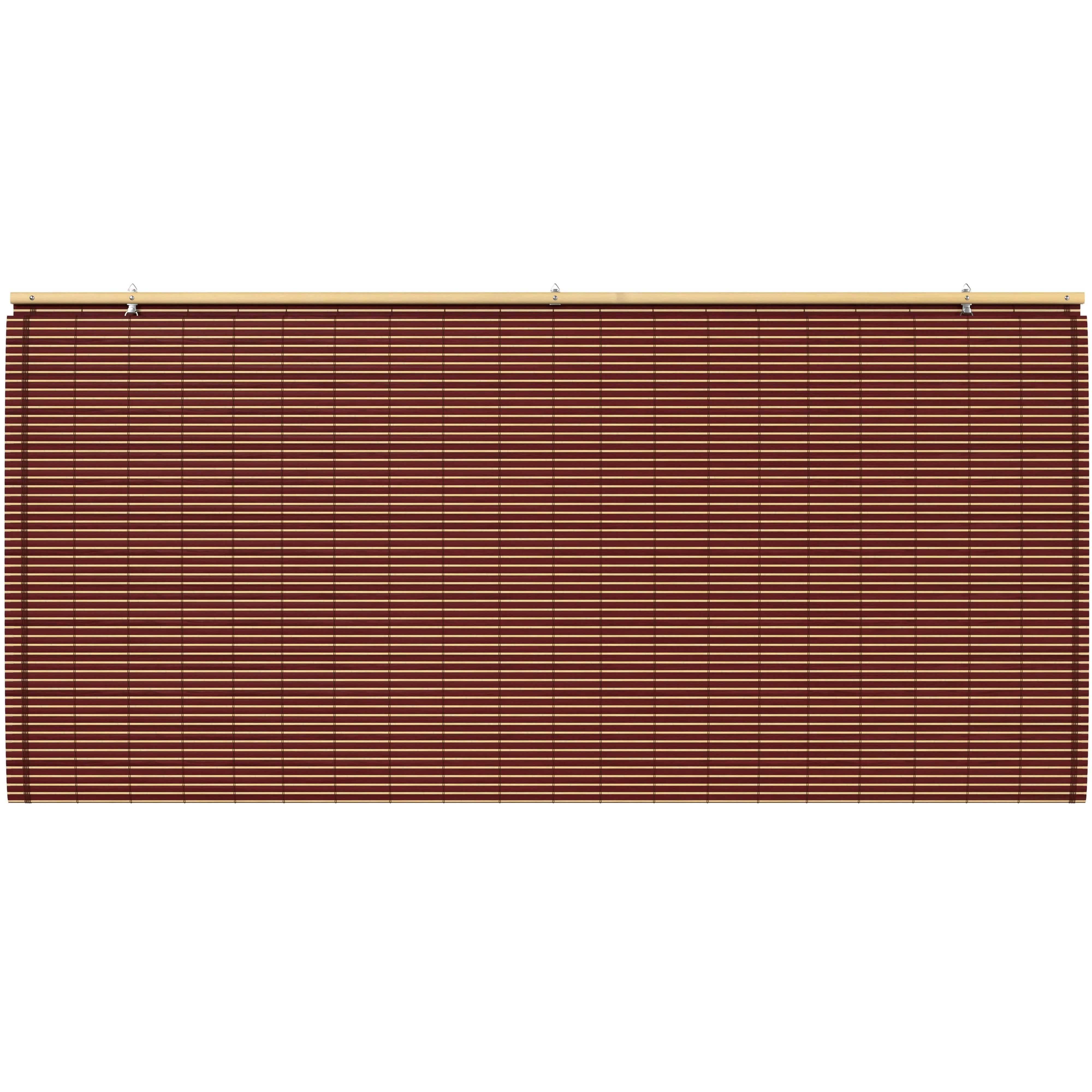 Mahogany Bamboo Cordless Window Shade - Image 21