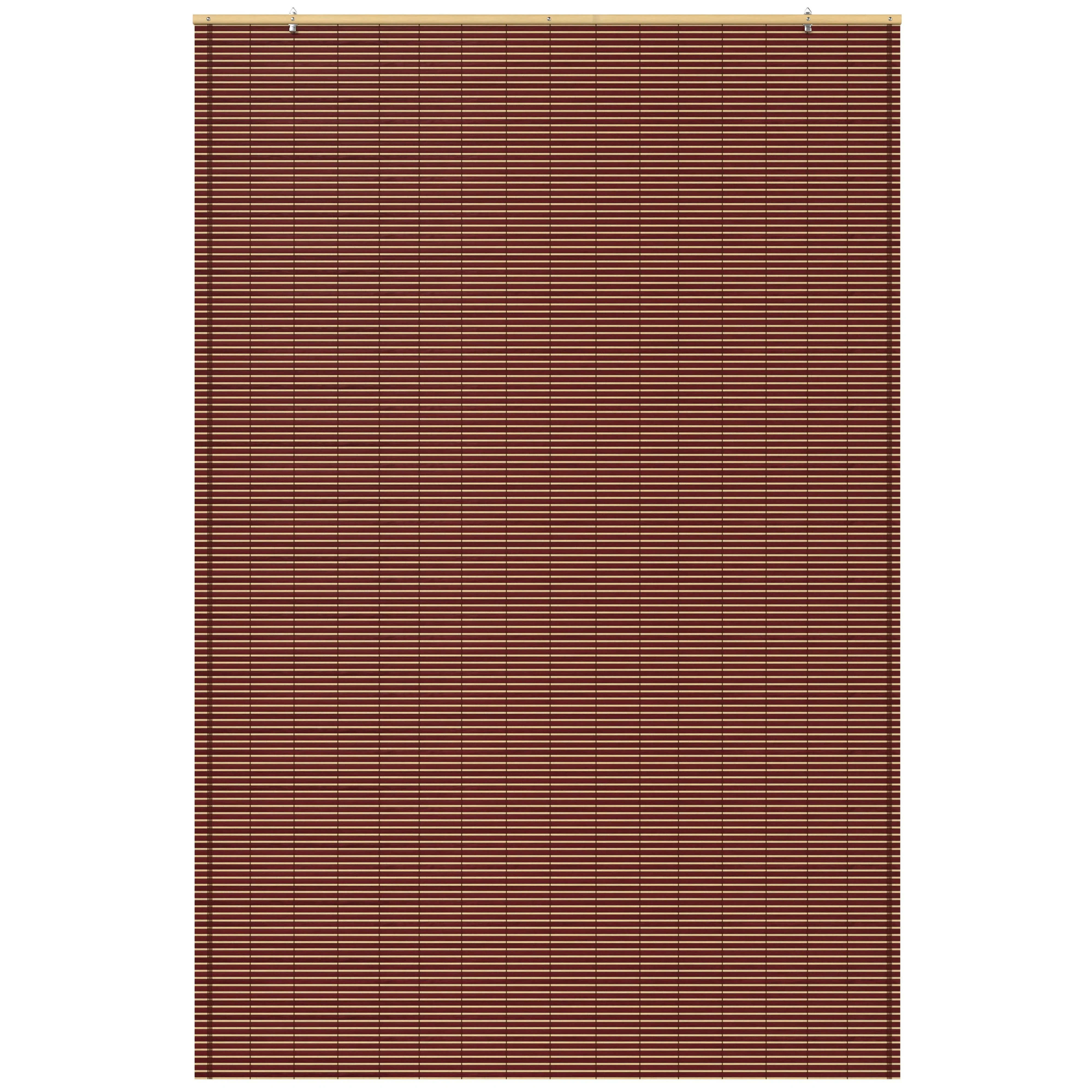 Mahogany Bamboo Cordless Window Shade - Image 3