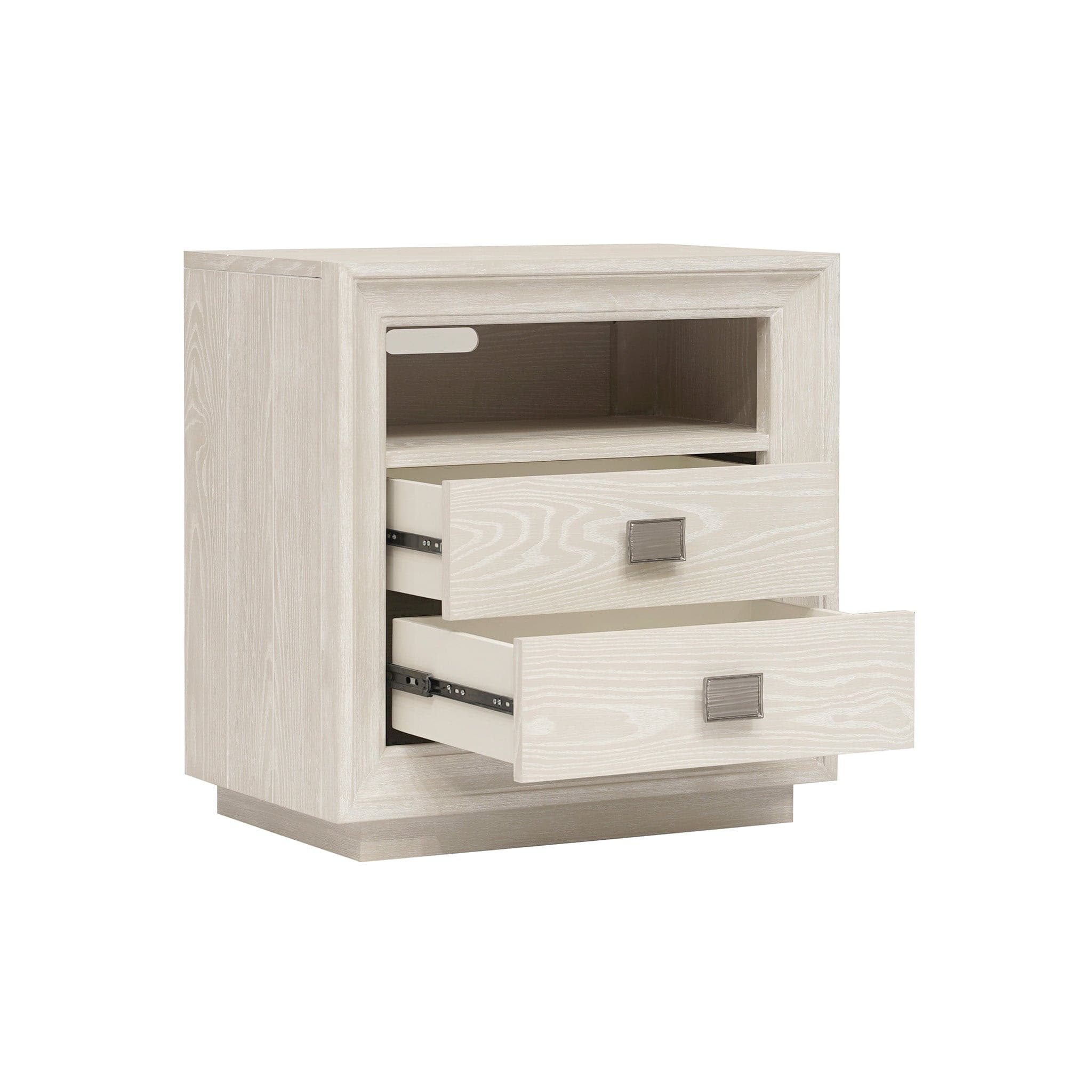 Maxime 2 Drawer Nightstand with USB - Image 3