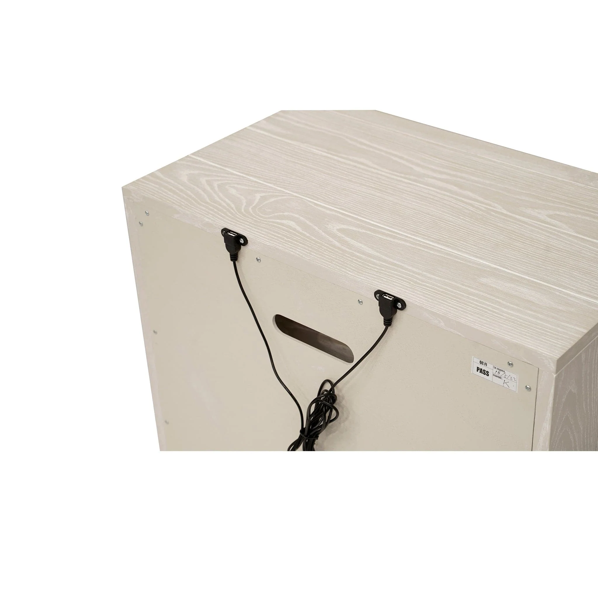 Maxime 2 Drawer Nightstand with USB - Image 5