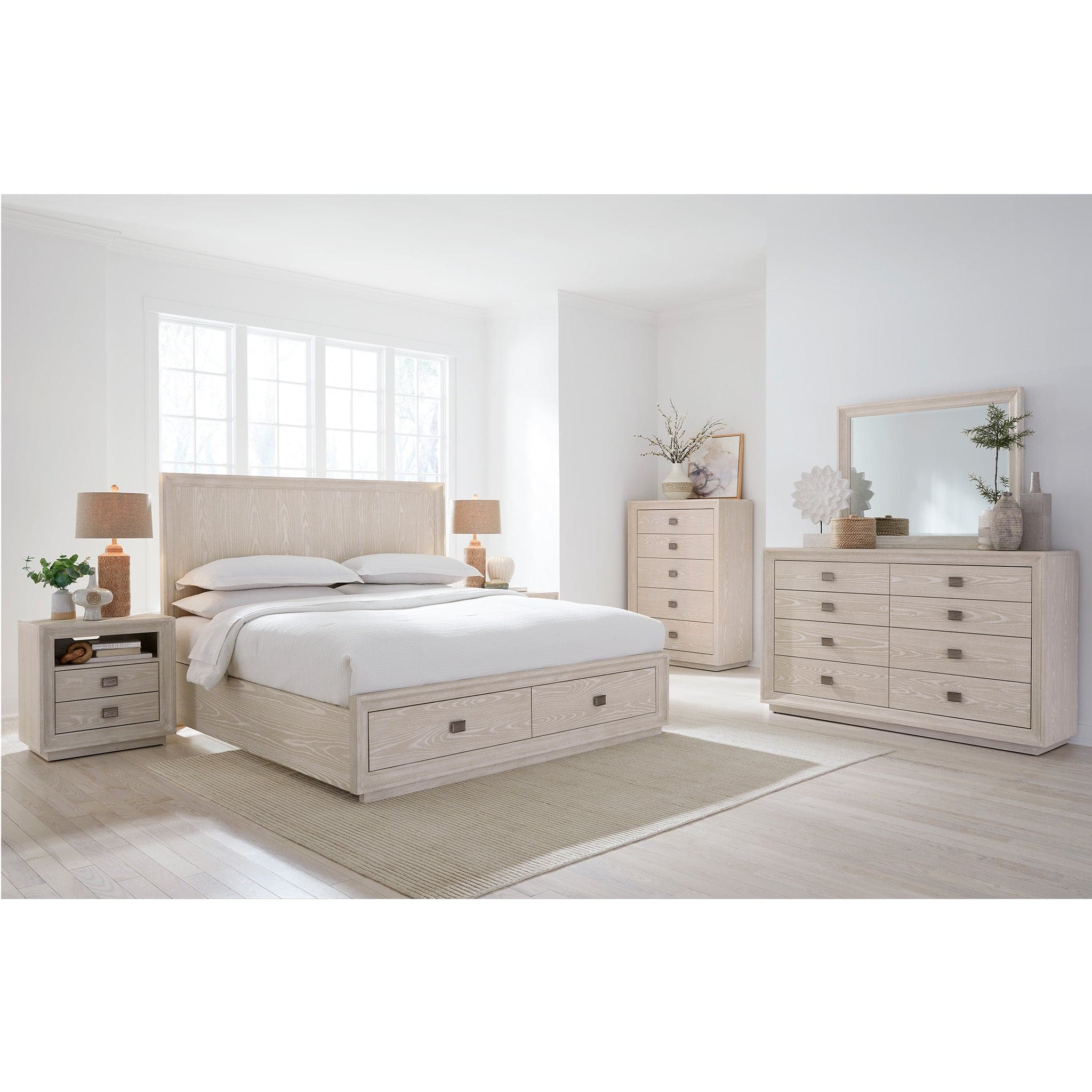 Maxime 2 Drawer Nightstand with USB - Image 8