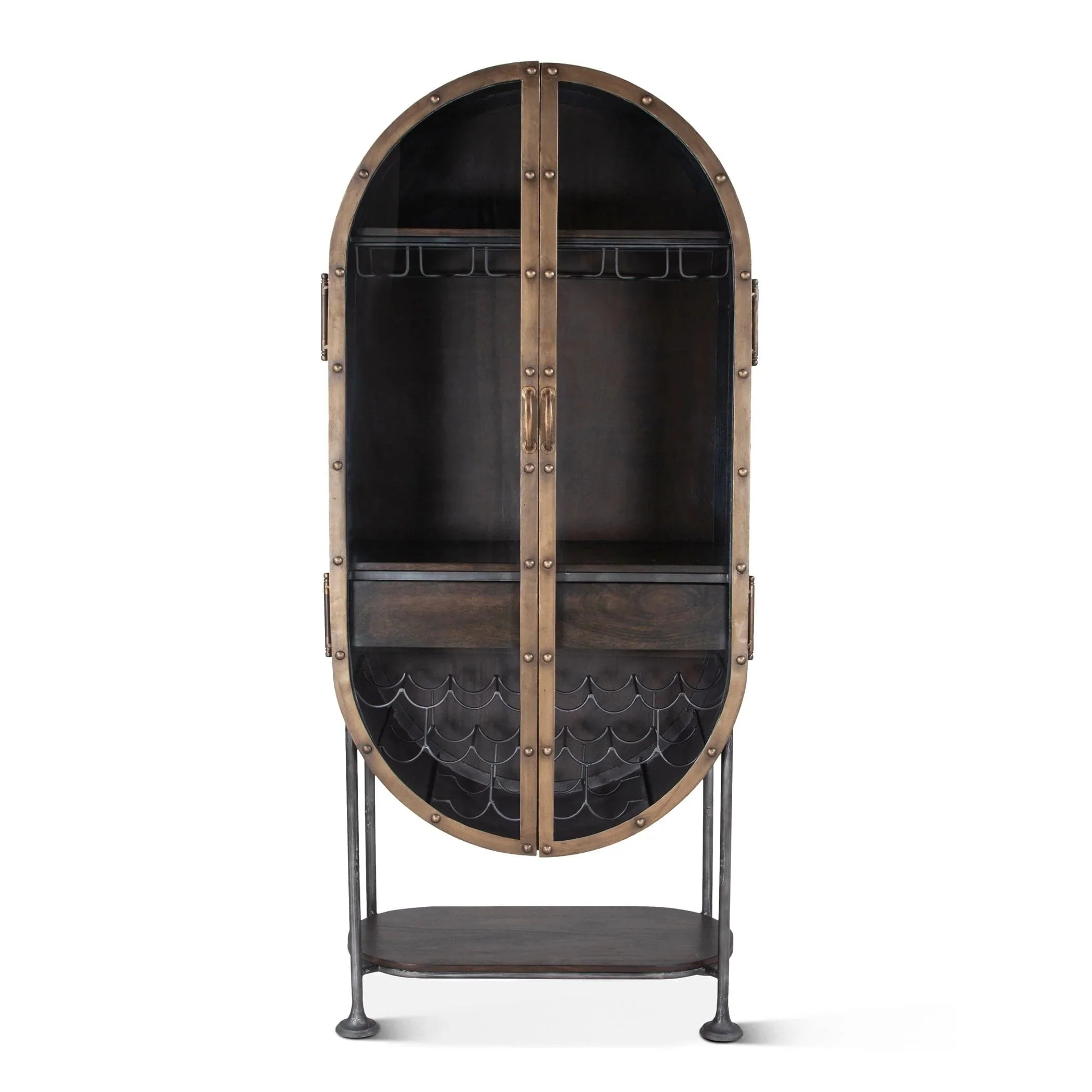 Melbourne Oval Bar Cabinet - Image 10