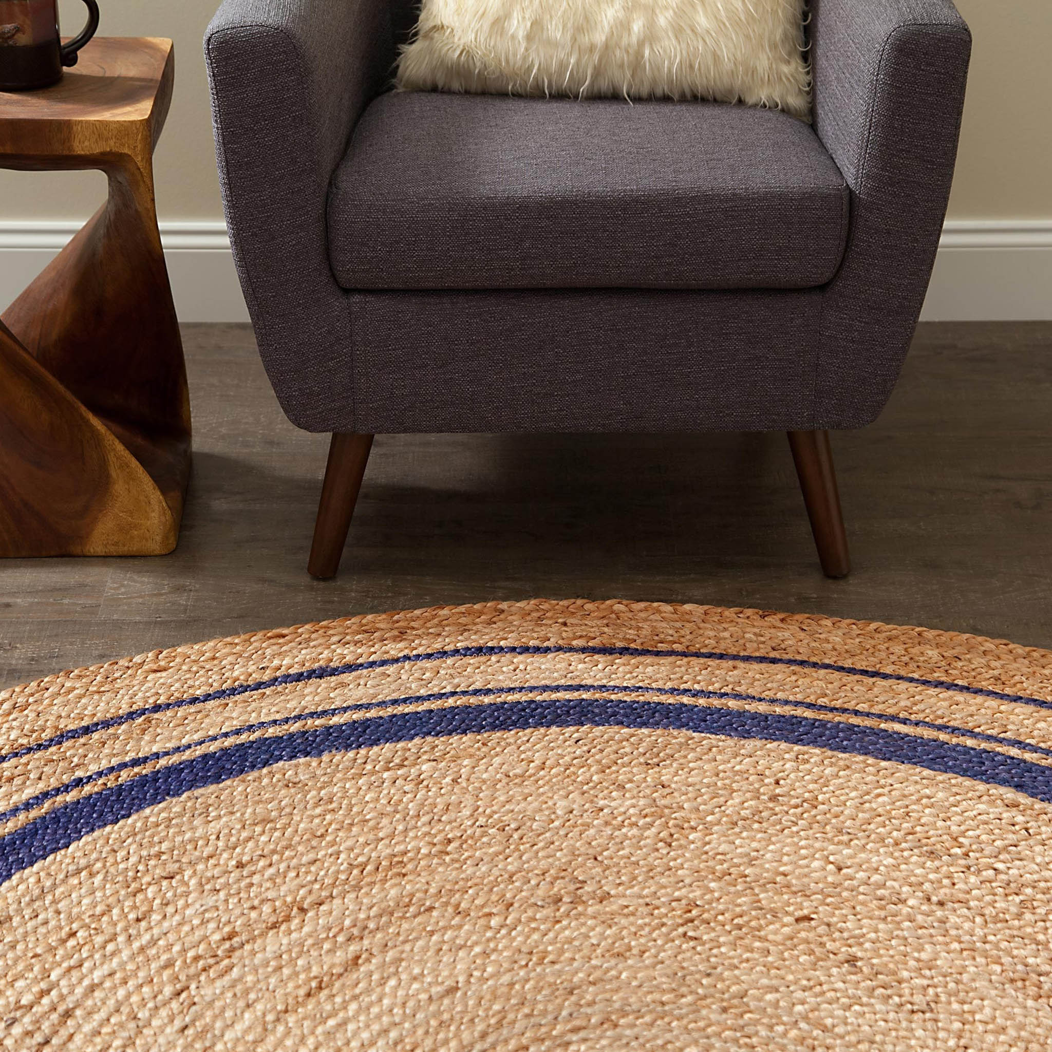 Kerala Midnite Jute Rug - Image 3