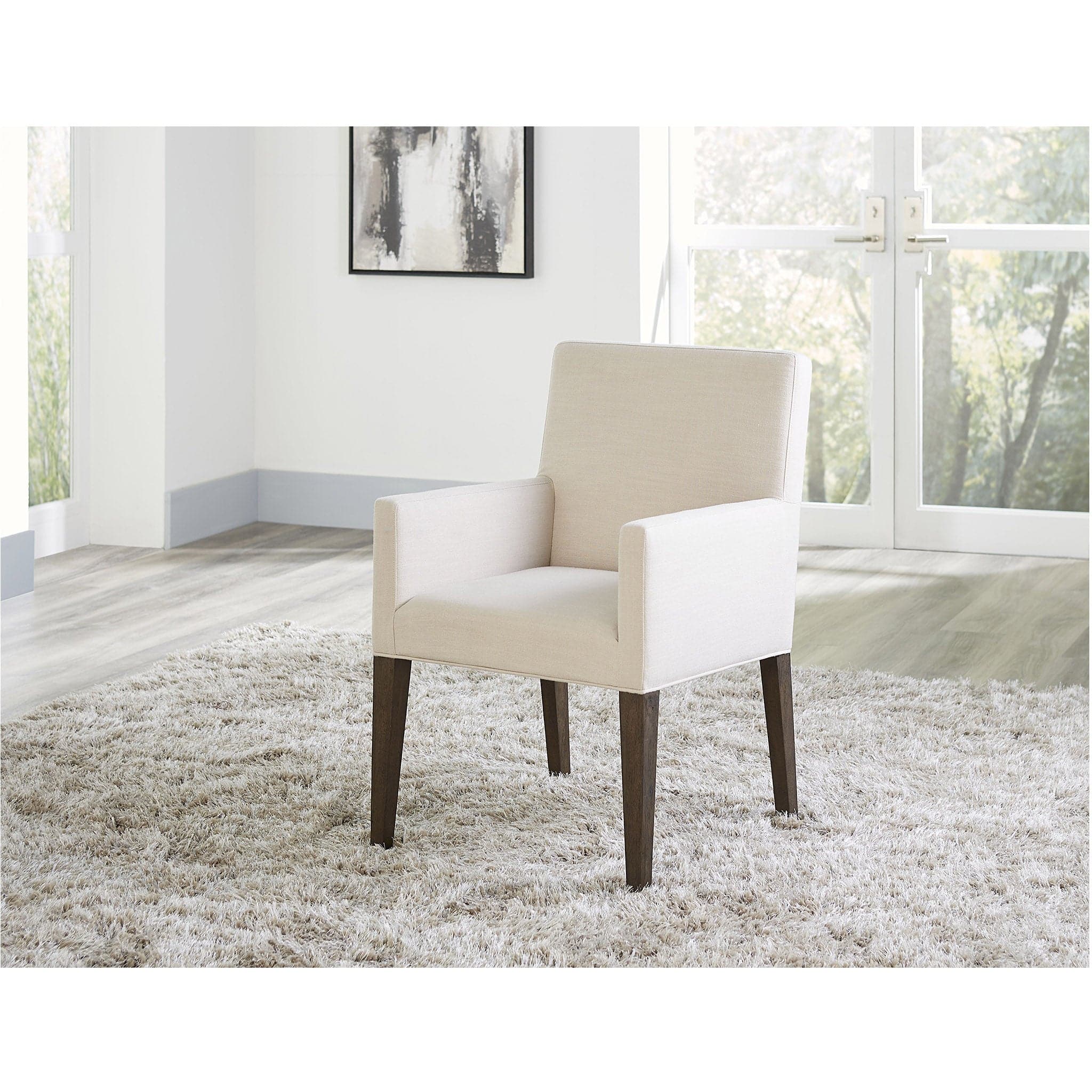 Modesto Upholstered Arm Chair (Set of 2) - Image 5