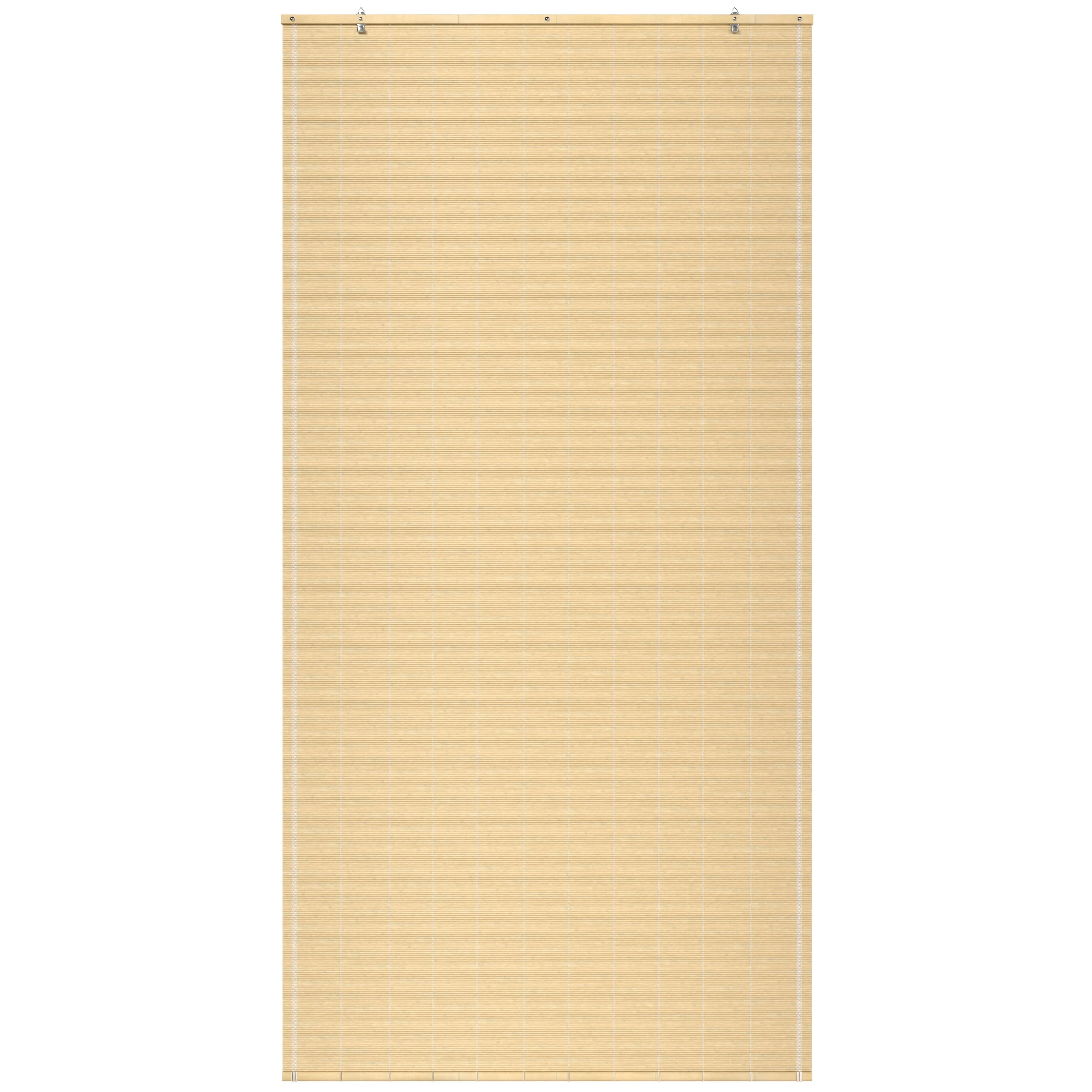 Natural Matchstick Cordless Bamboo Window Shade - Image 2