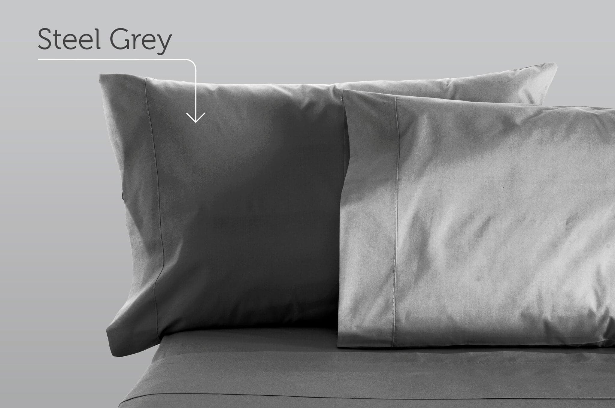 Natural Sleep Organic Cotton Sateen Pillowcase Set - Image 3