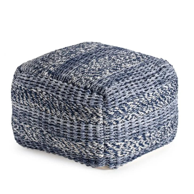 Navy Gravy Pouf