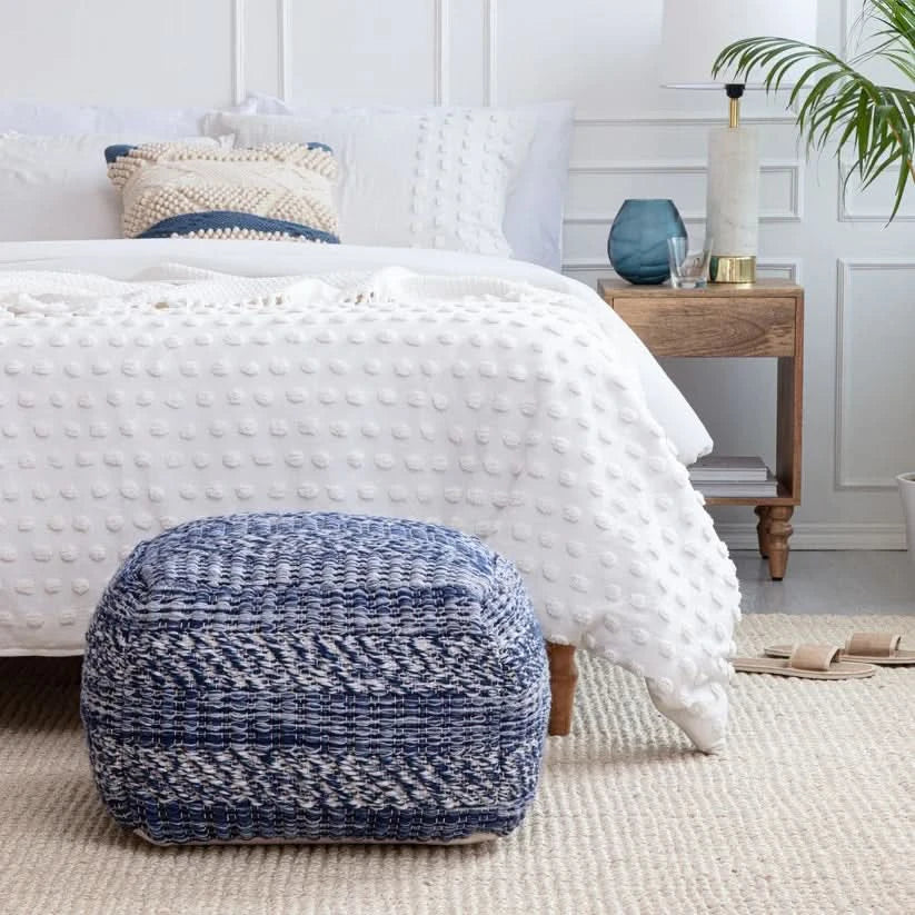 Navy Gravy Pouf - Image 3
