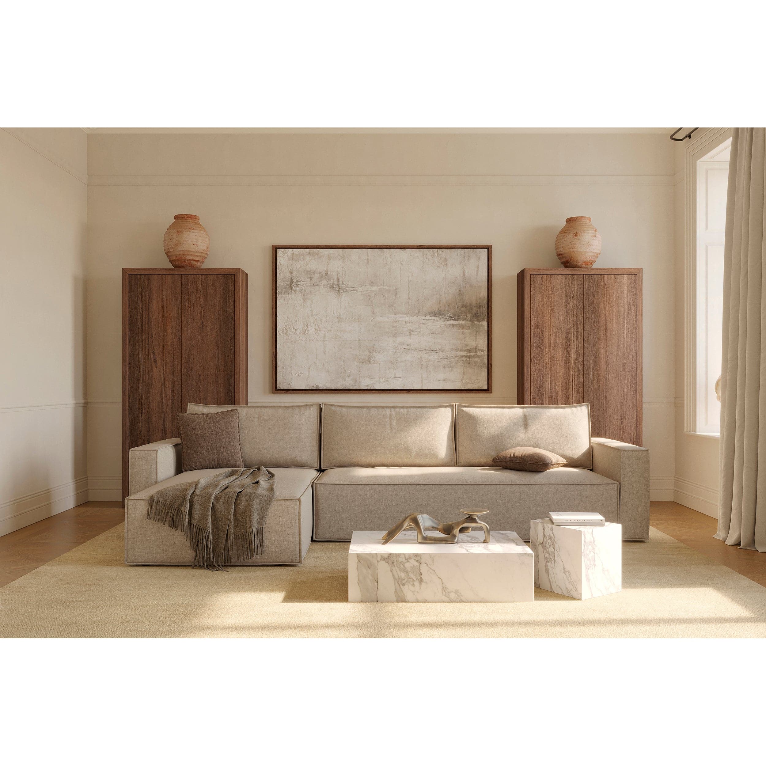 Newilla Sofa Bed With Lounger - Image 4