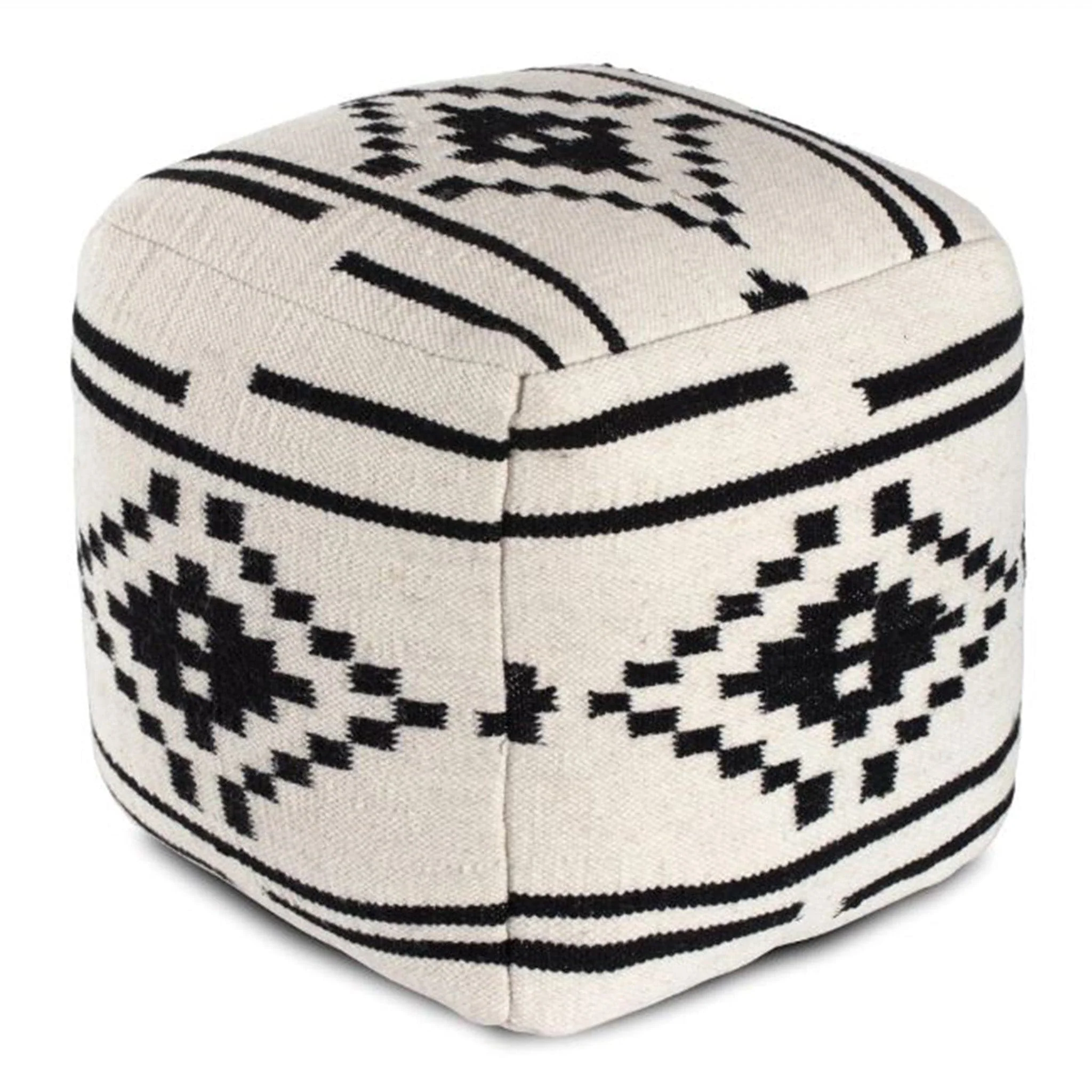 Noir Noor Pouf
