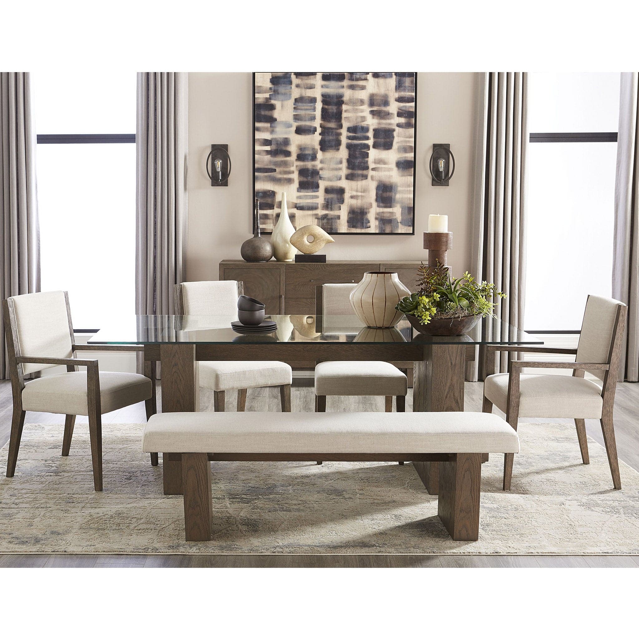 Oakland Upholstered Arm Chair (Set of 2) - Image 7