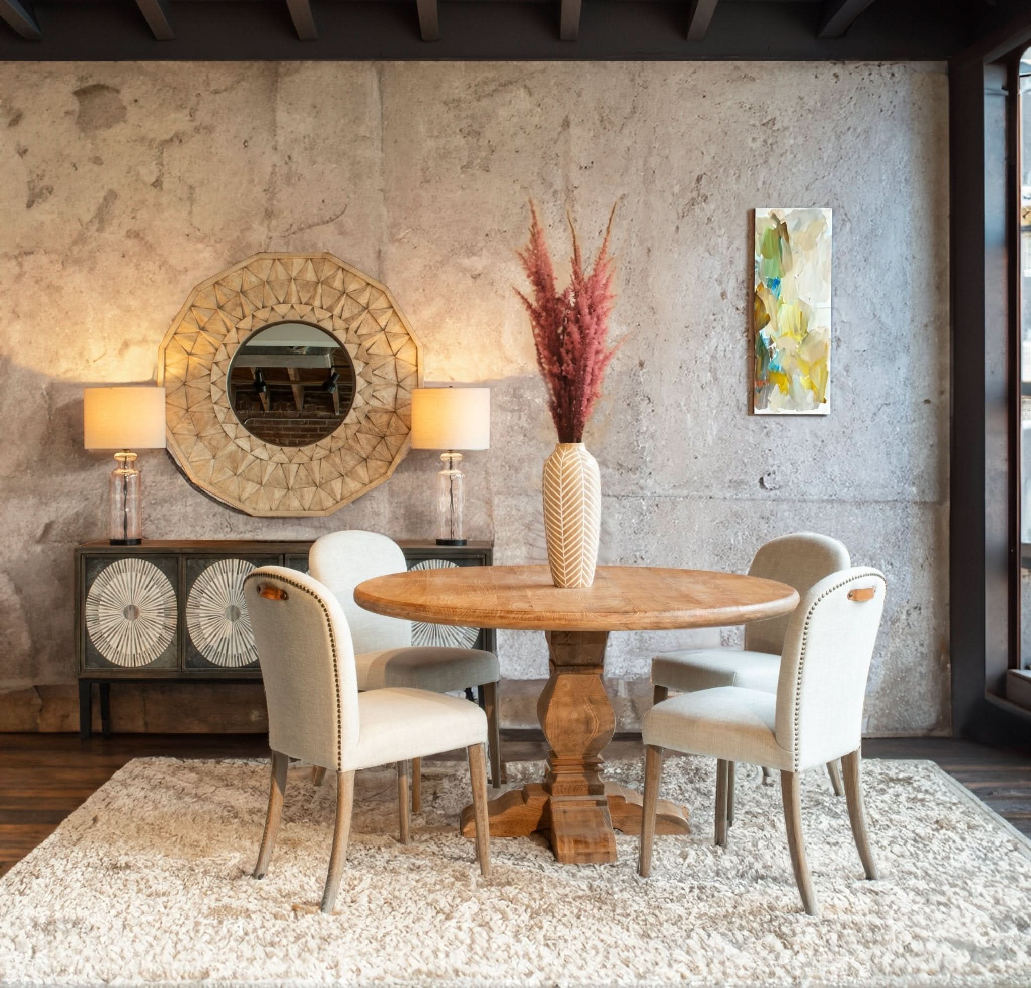 Olivia Casual Beige Linen Dining Chair - Image 7