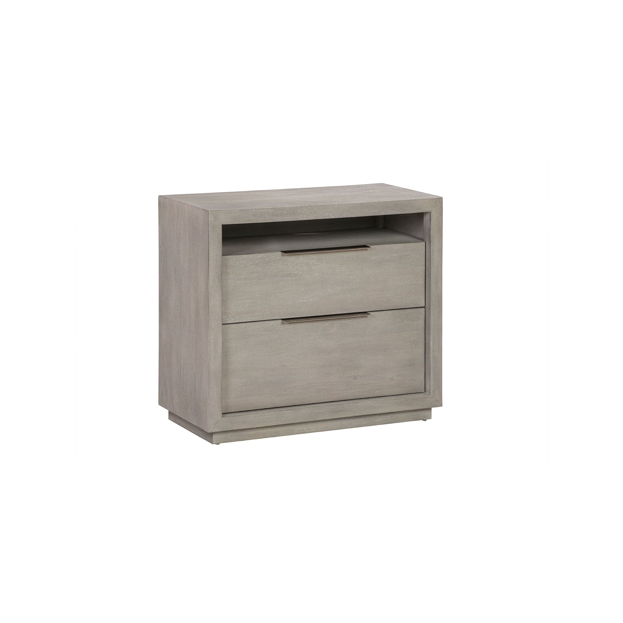 Oxford 2 Drawer Nightstand with Shelf - Image 2