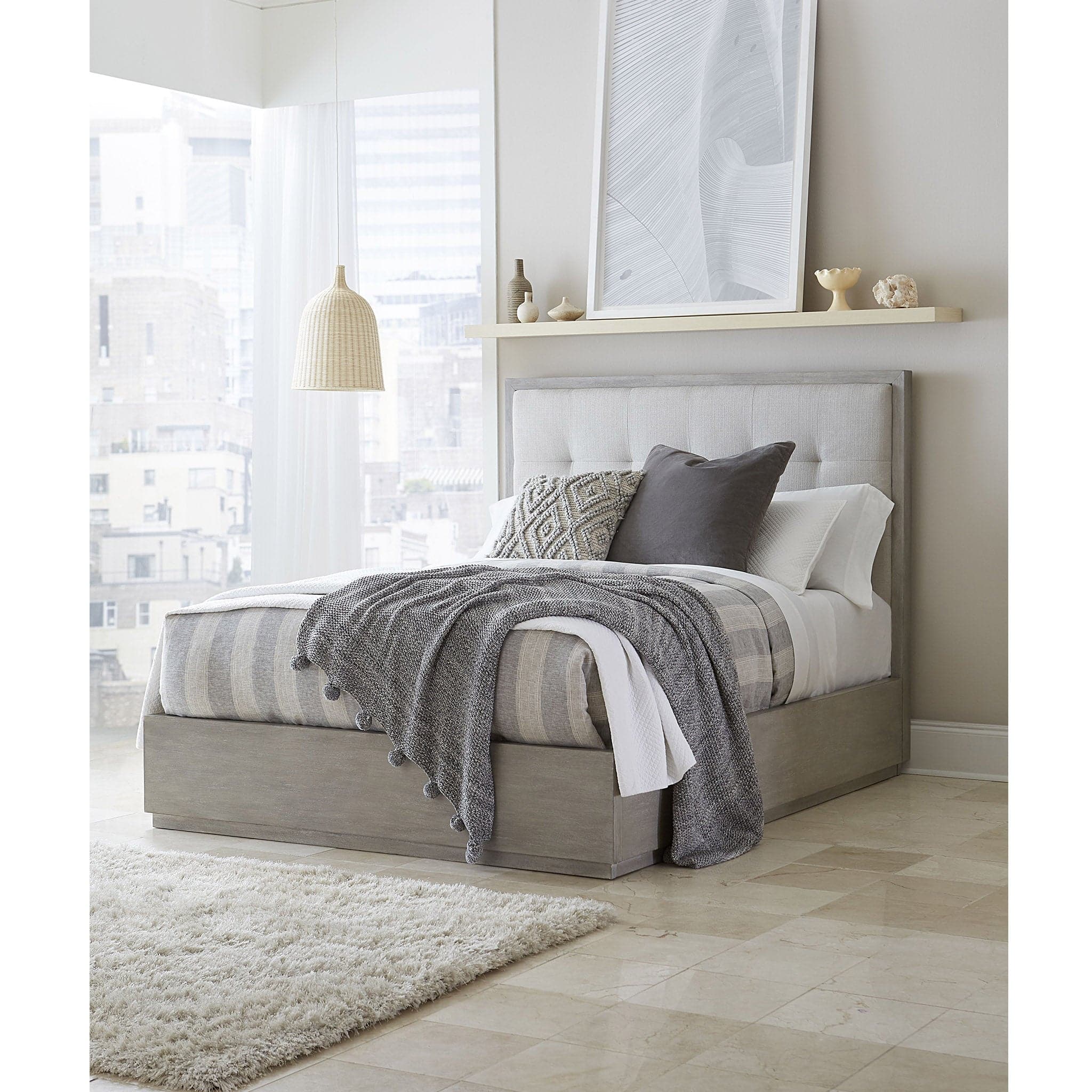 Oxford Upholstered Platform Bed - Image 4