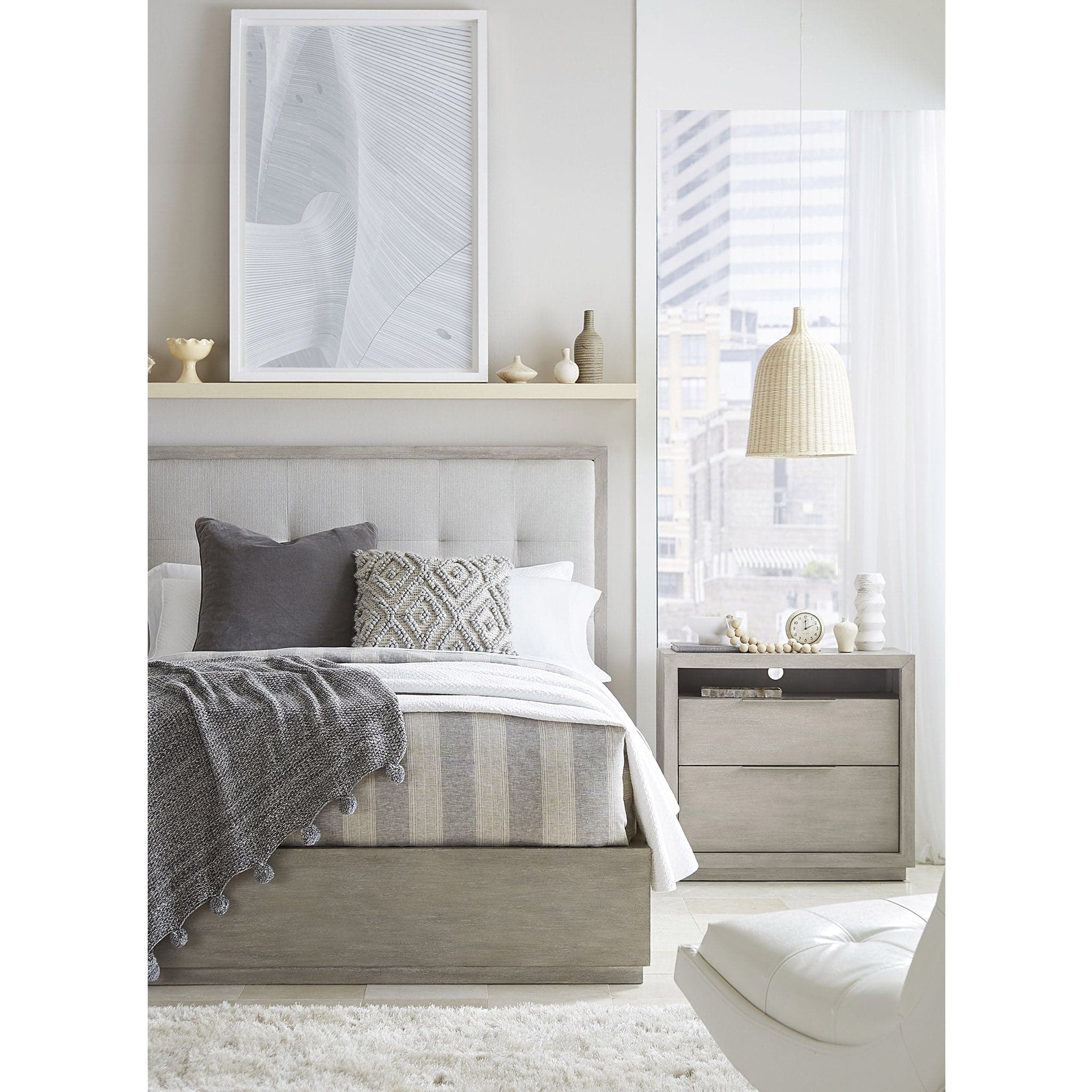 Oxford Upholstered Platform Bed - Image 9
