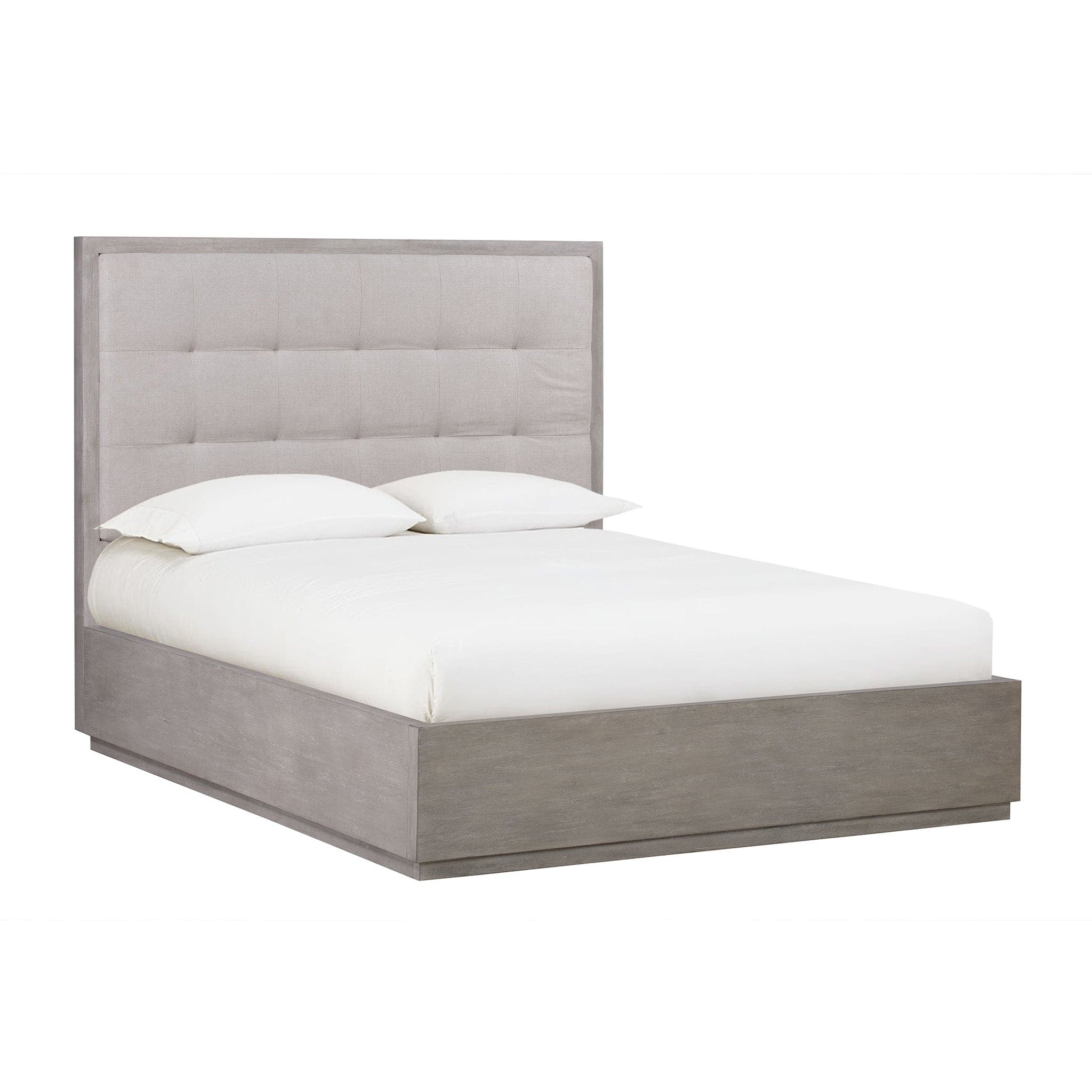 Oxford Upholstered Platform Storage Bed with Footboard Storage - Image 2