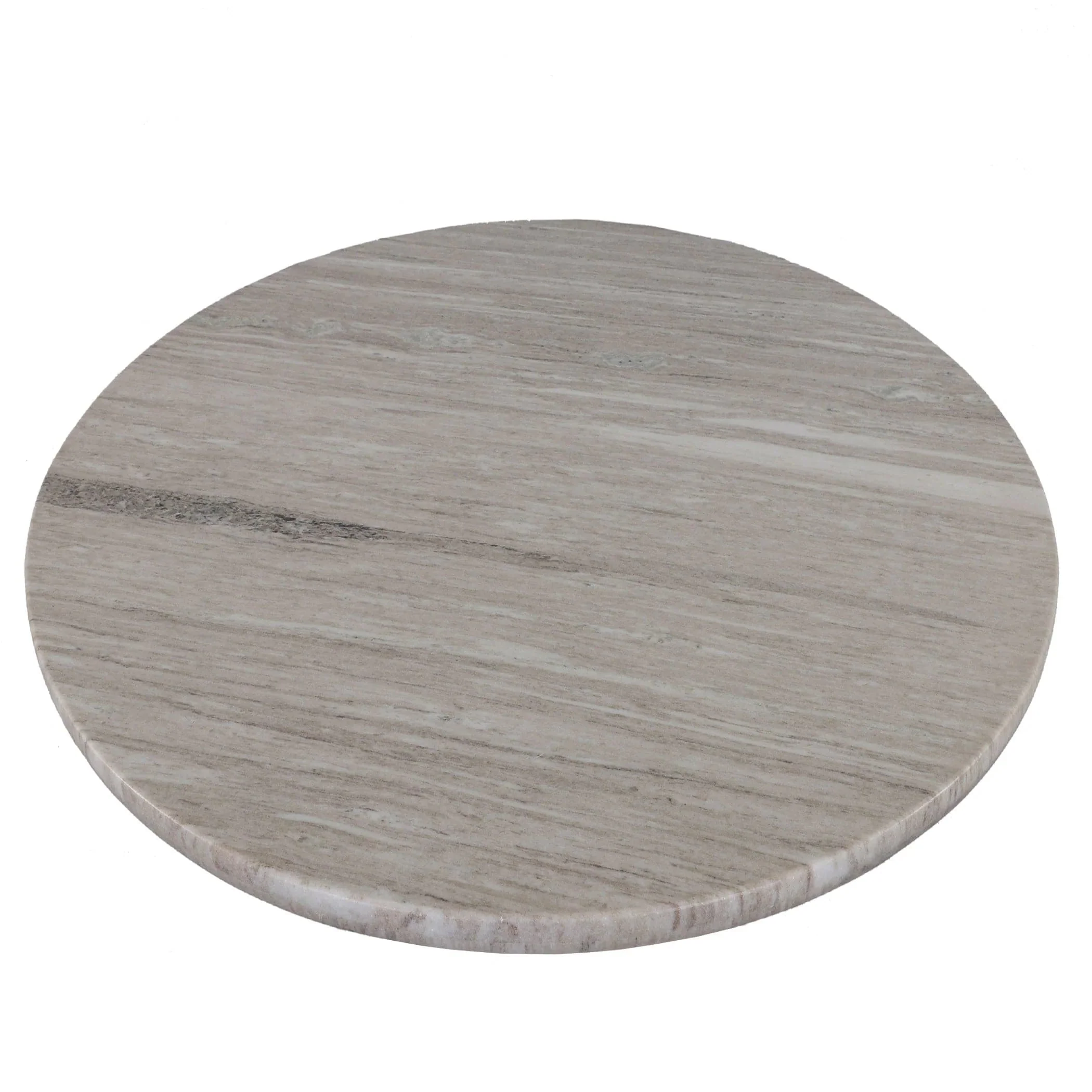 Palm Desert Dining Table with Brushed Steel Tulip Base - Image 3