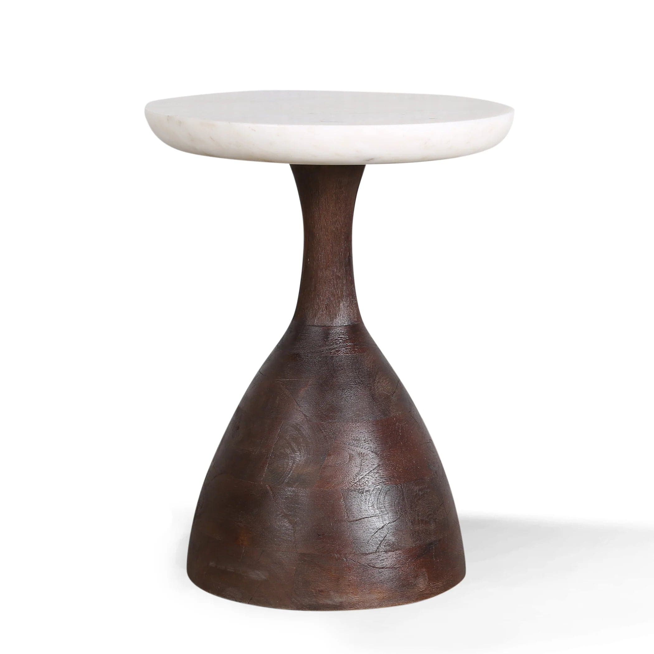 Palm Desert Modern Marble Side Table - Image 2