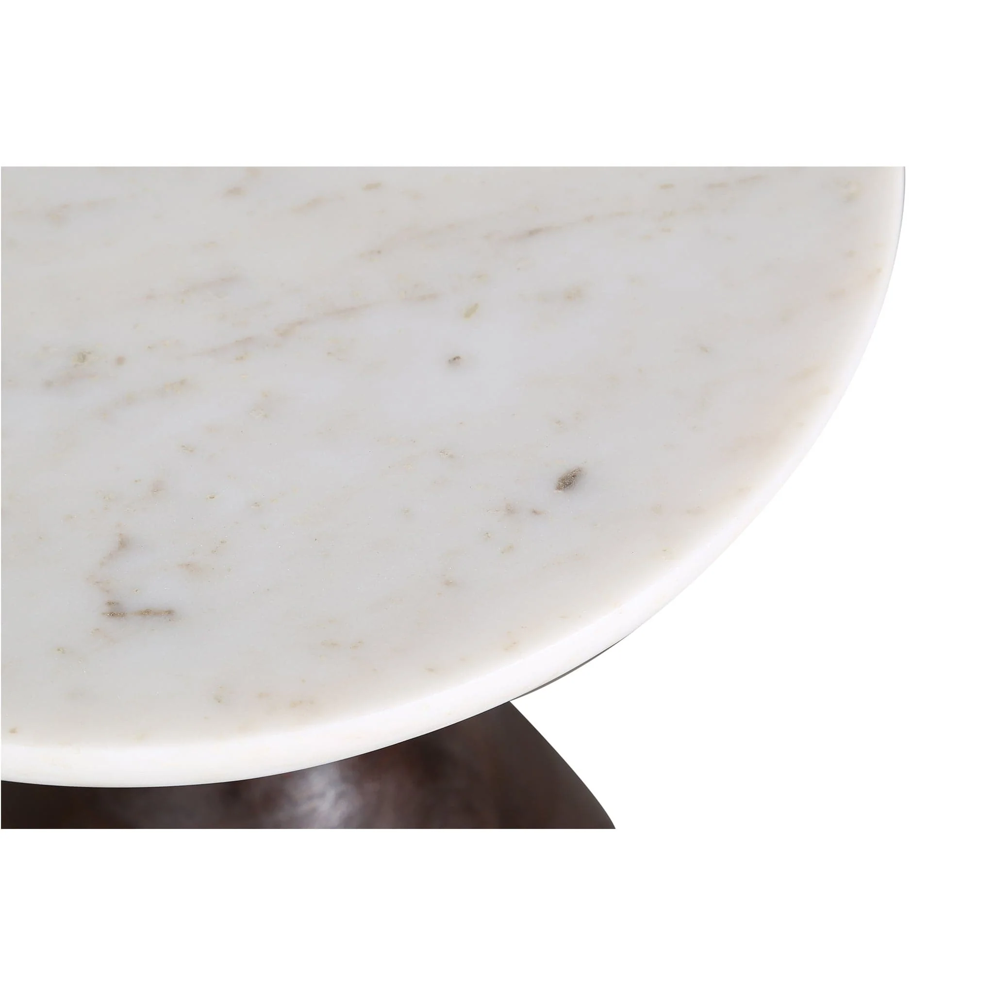 Palm Desert Modern Marble Side Table - Image 3