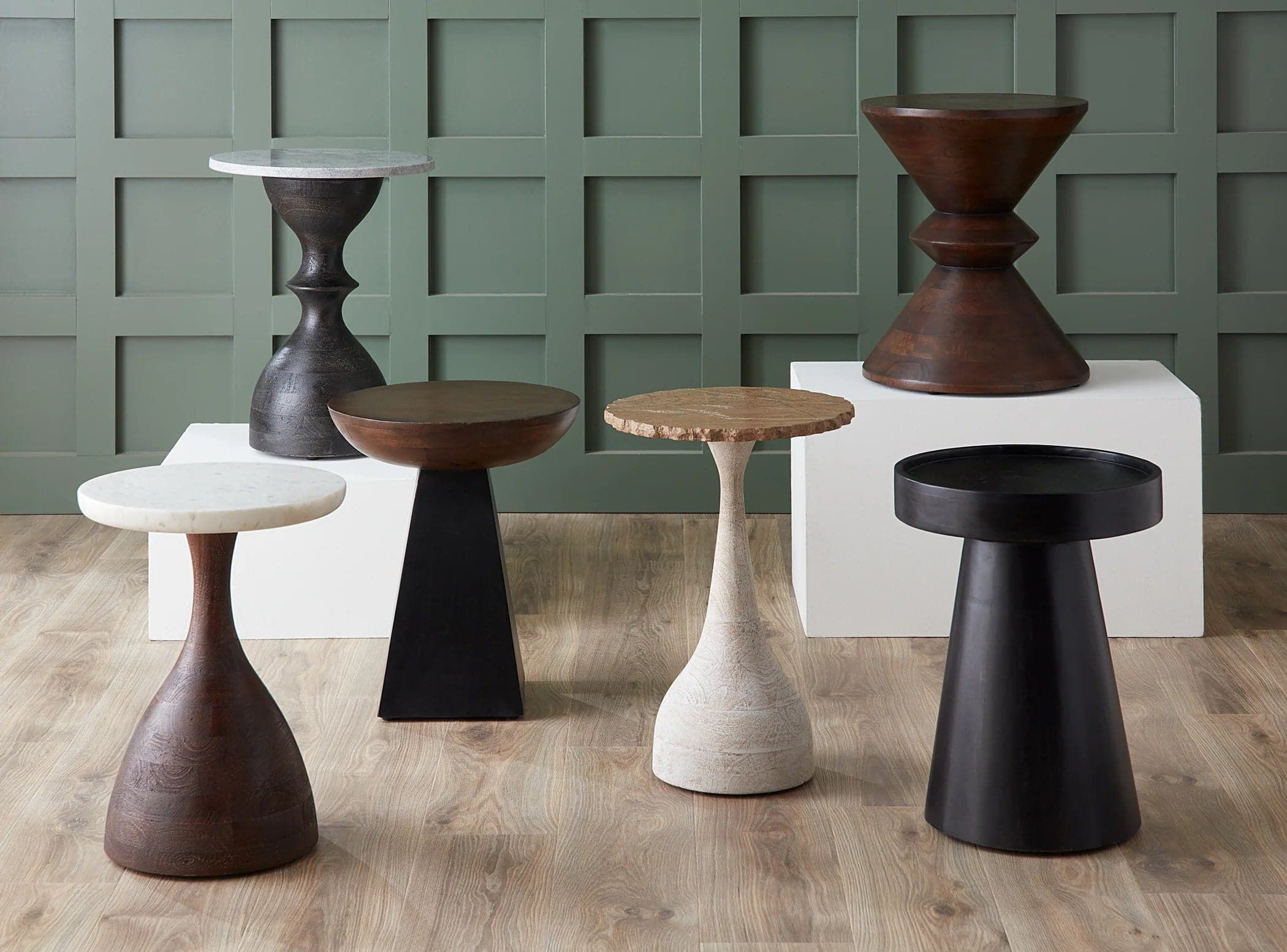 Palm Desert Modern Marble Side Table - Image 4