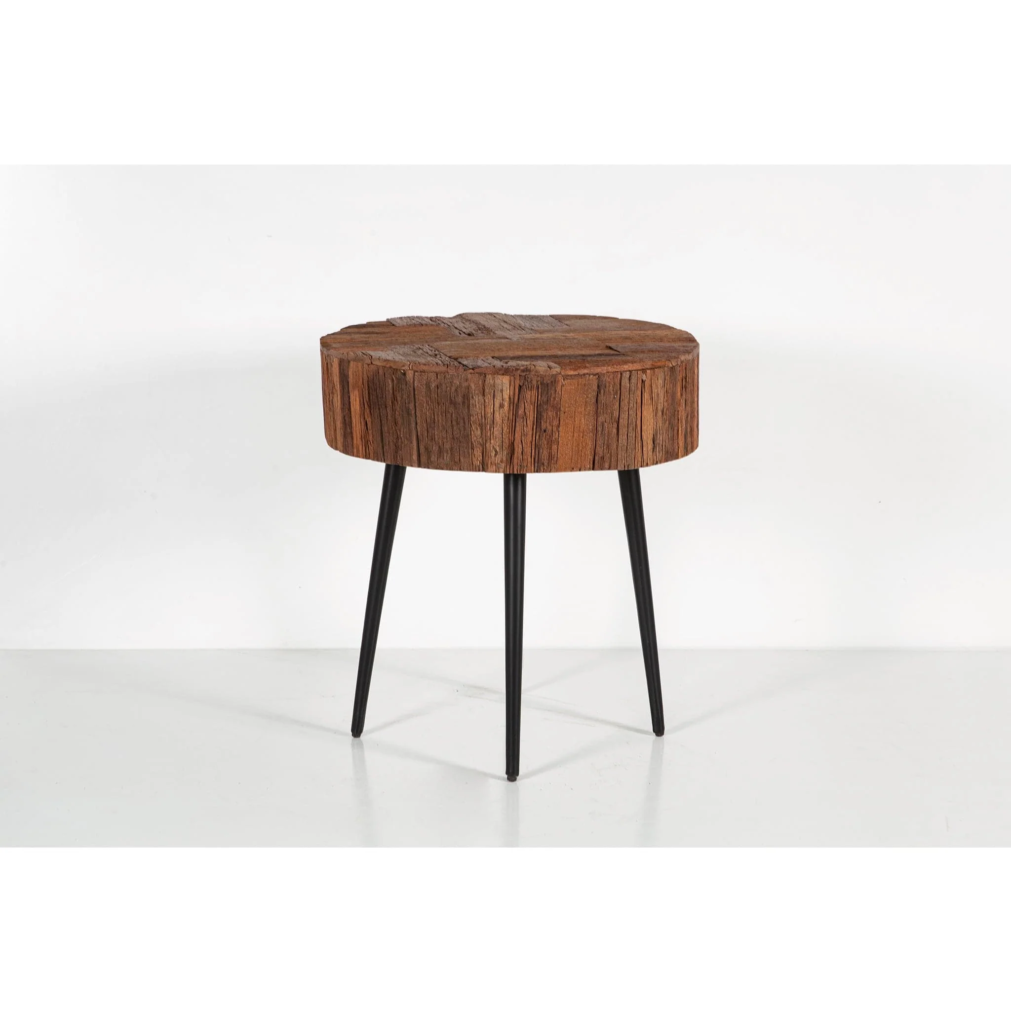 Palm Desert Reclaimed Wood Side Table - Image 5
