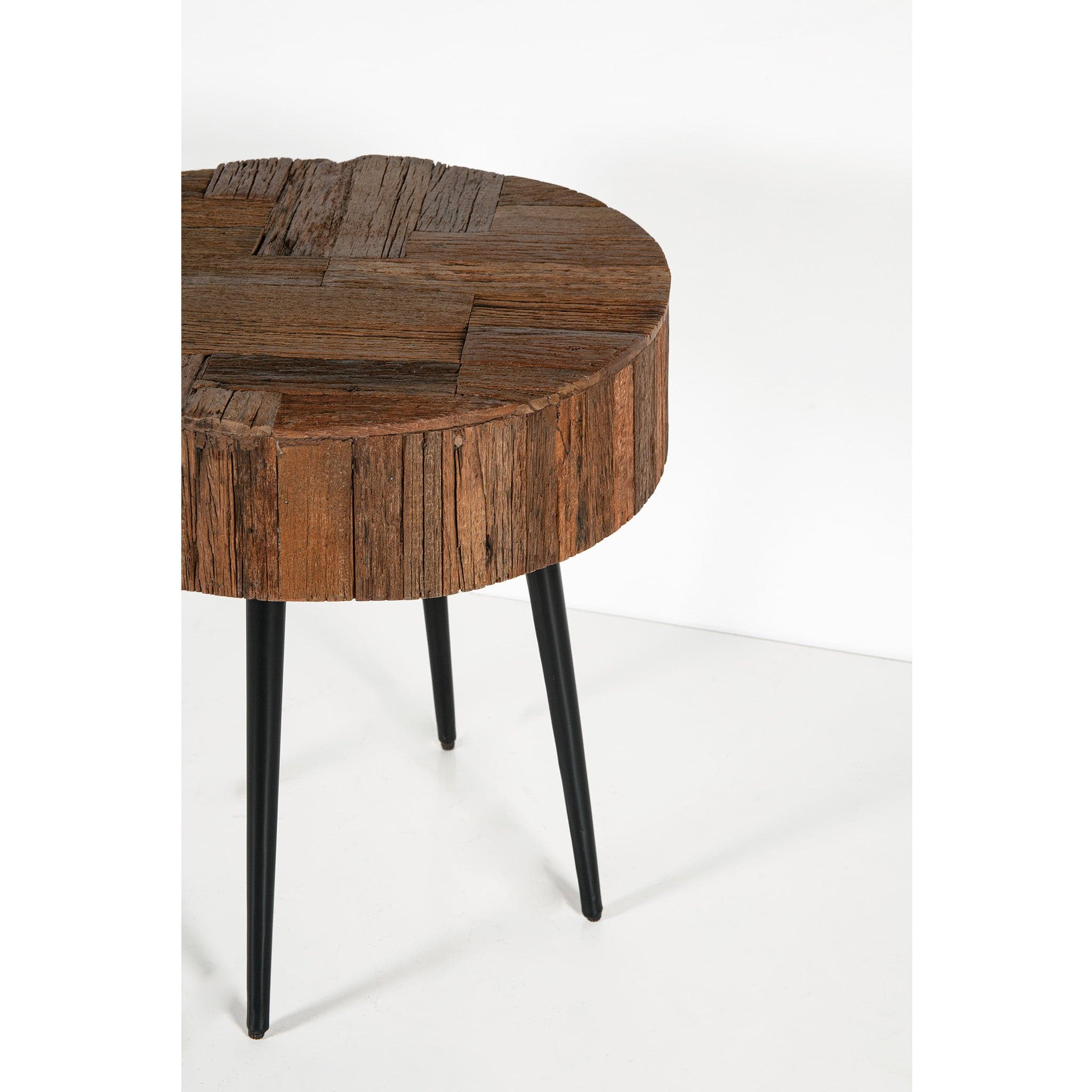 Palm Desert Reclaimed Wood Side Table - Image 9
