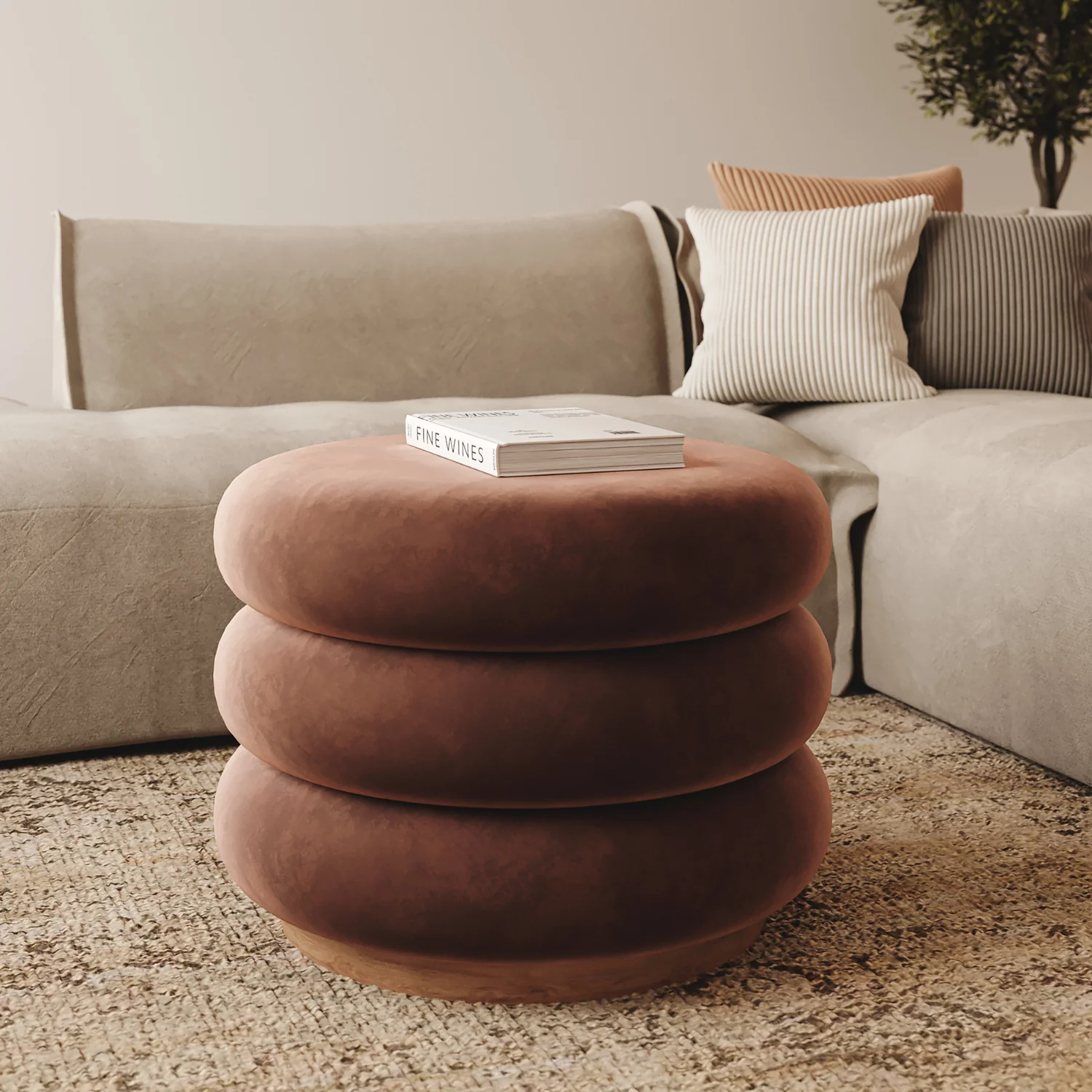 Parker Upholstered Ottman - Image 5