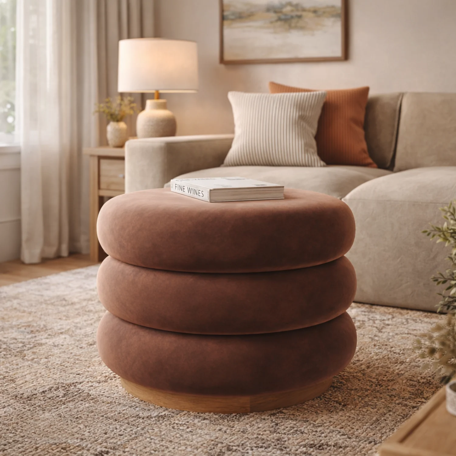 Parker Upholstered Ottman - Image 6