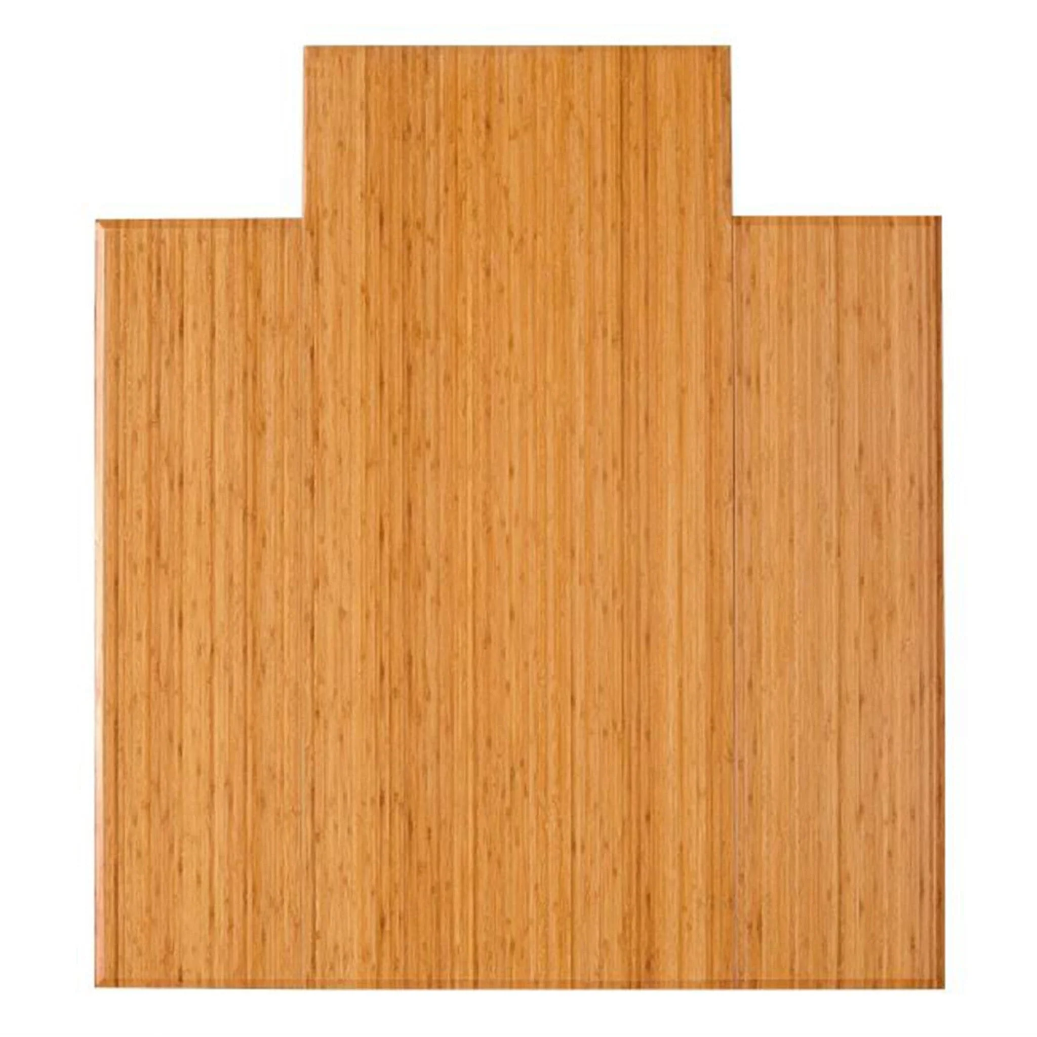 Plush Bamboo Chair Mat with Lip