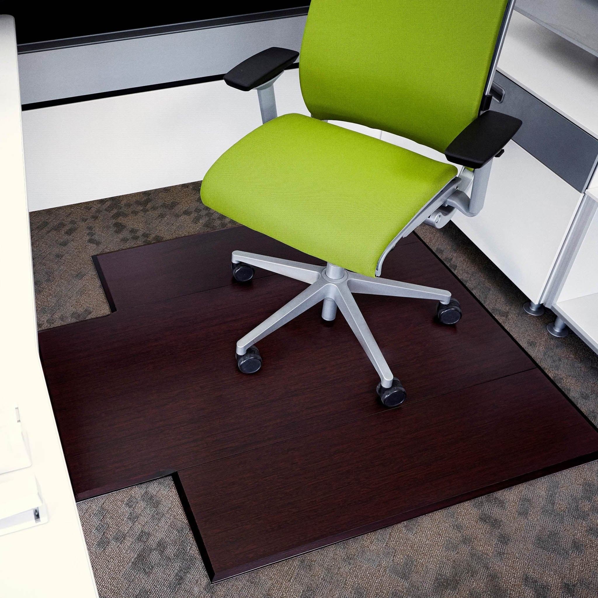 Plush Bamboo Chair Mat with Lip - Image 3