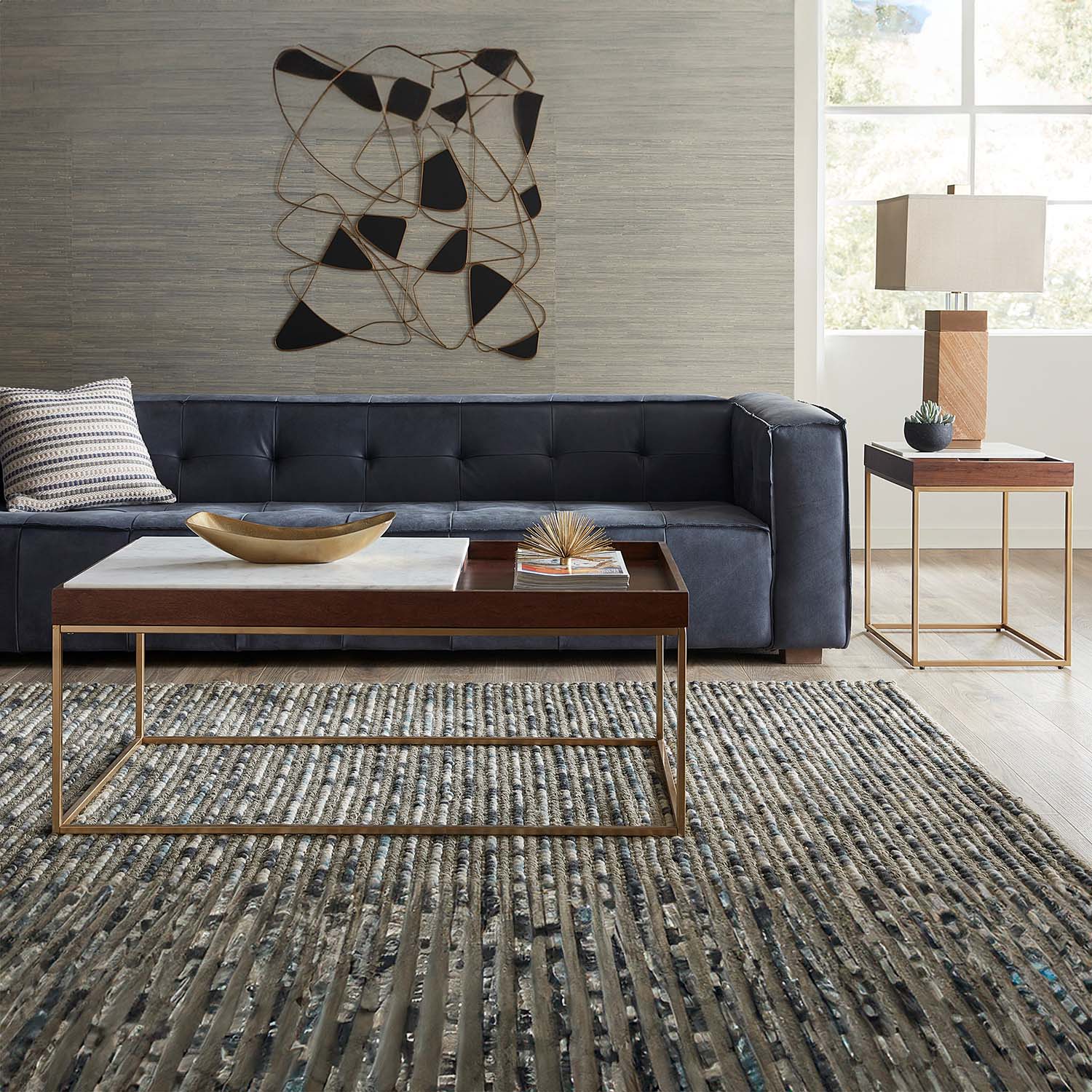 Portia Italian Leather Sofa - Image 3