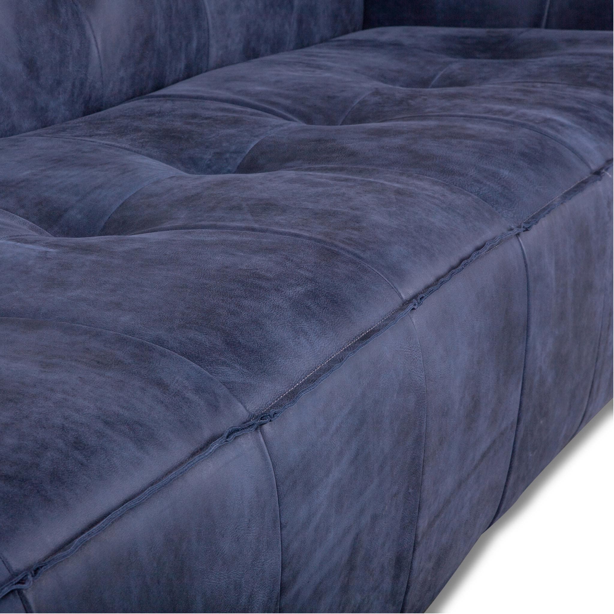 Portia Italian Leather Sofa - Image 4