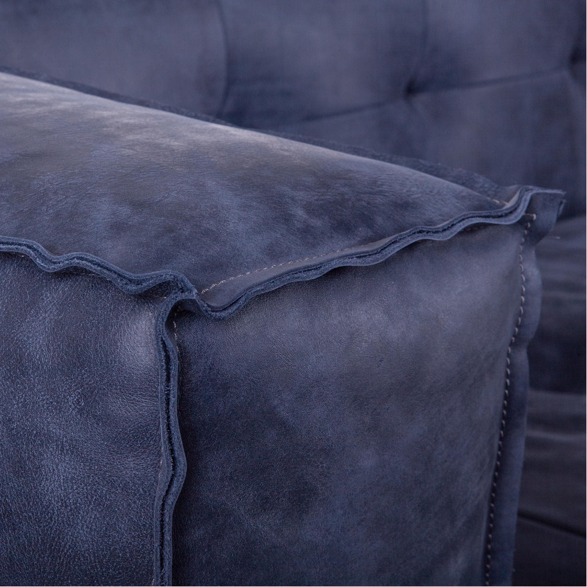Portia Italian Leather Sofa - Image 5
