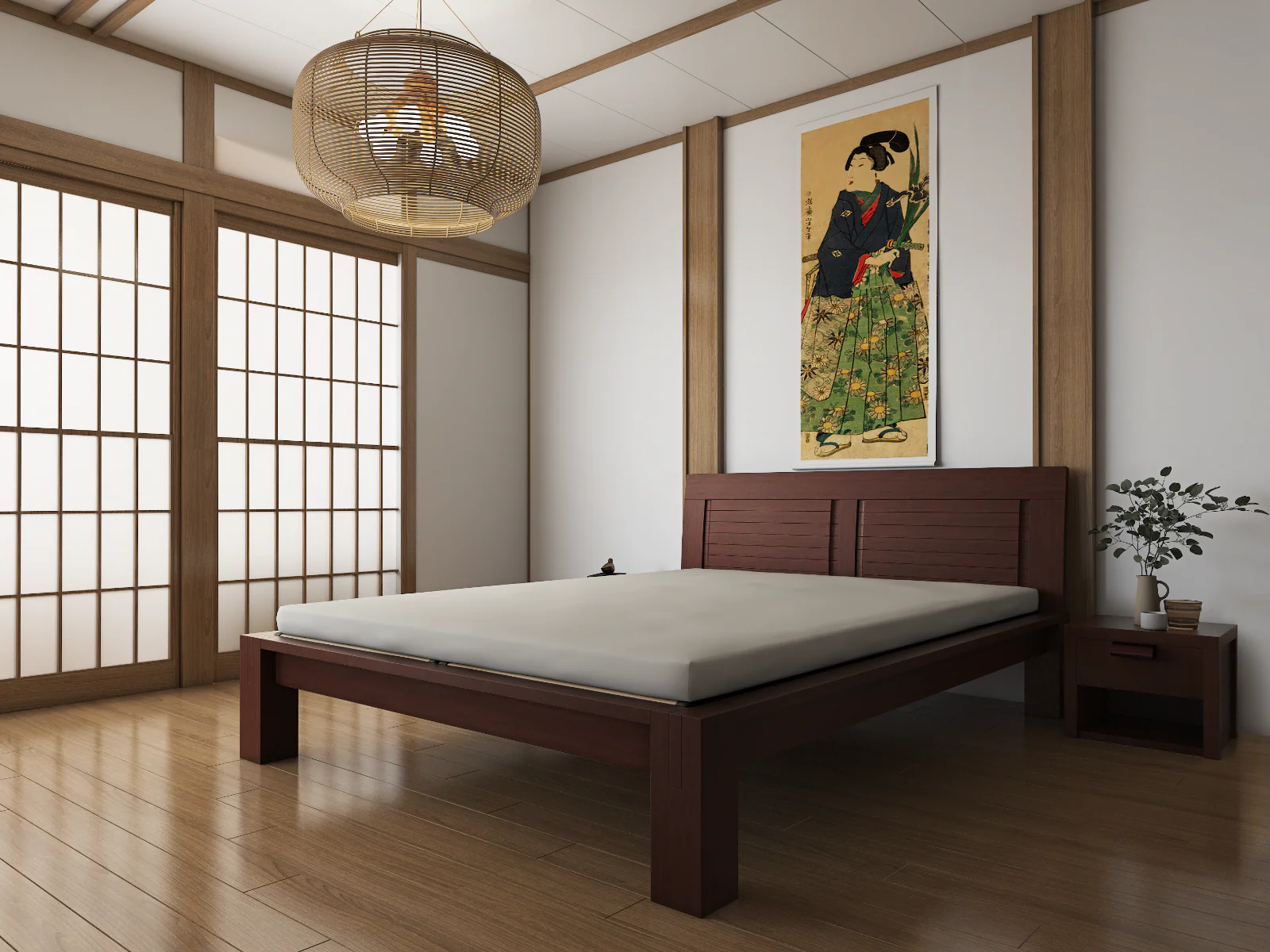 Raku Tatami High Rise Bed - Image 4