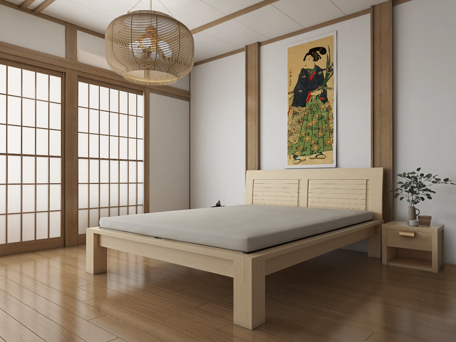 Raku Tatami High Rise Bed - Image 6