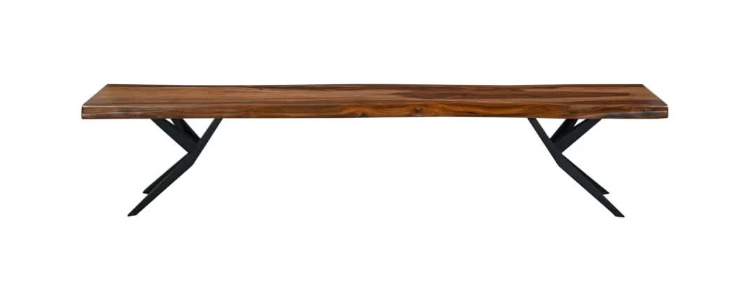 Rosewood Live Edge Long Bench - Image 2
