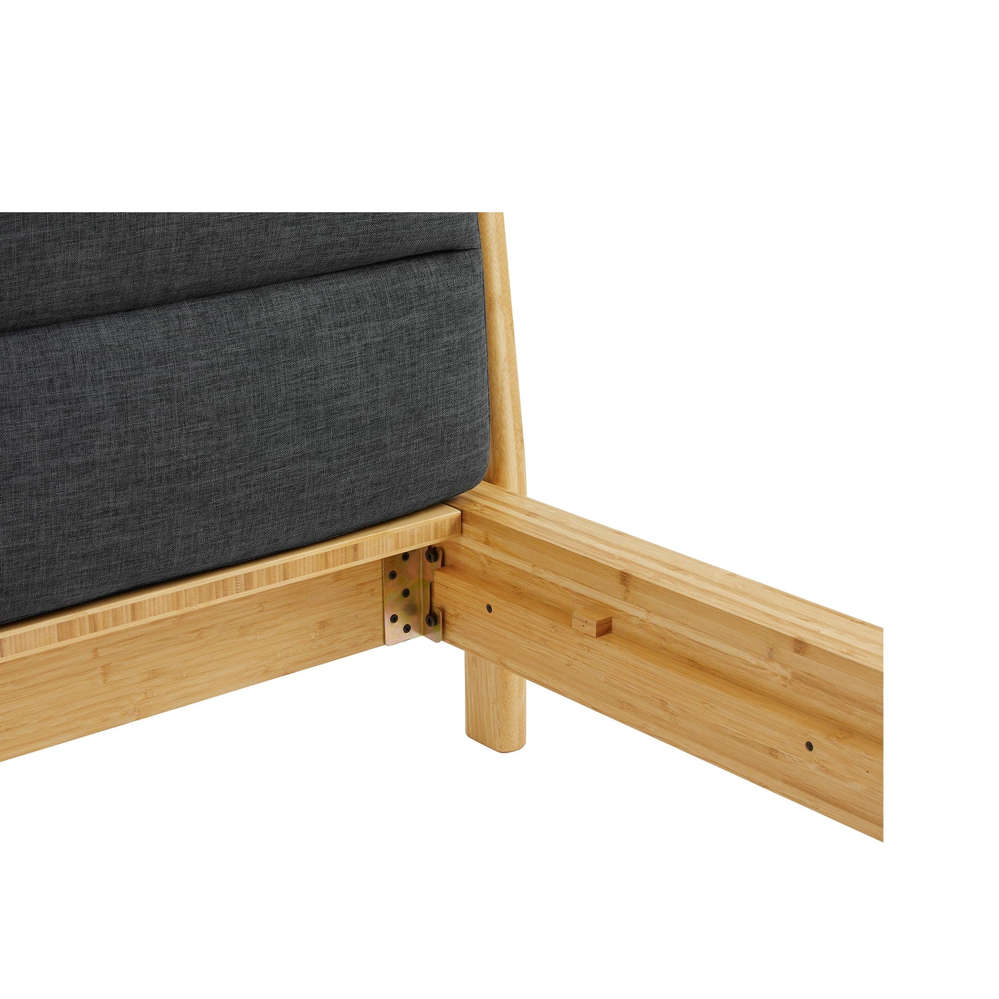 Santa Cruz Platform Bed with Fabric - Image 10