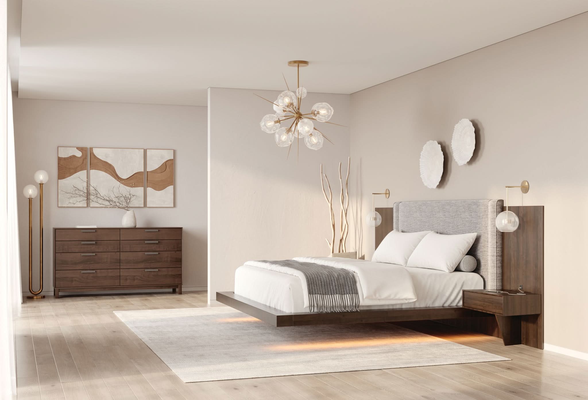 Savoy Floating Platform Bed - Image 6