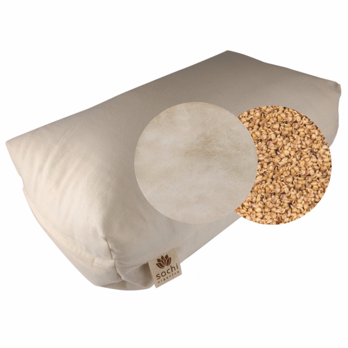Shambho Hull and Wool Pillow - Image 3