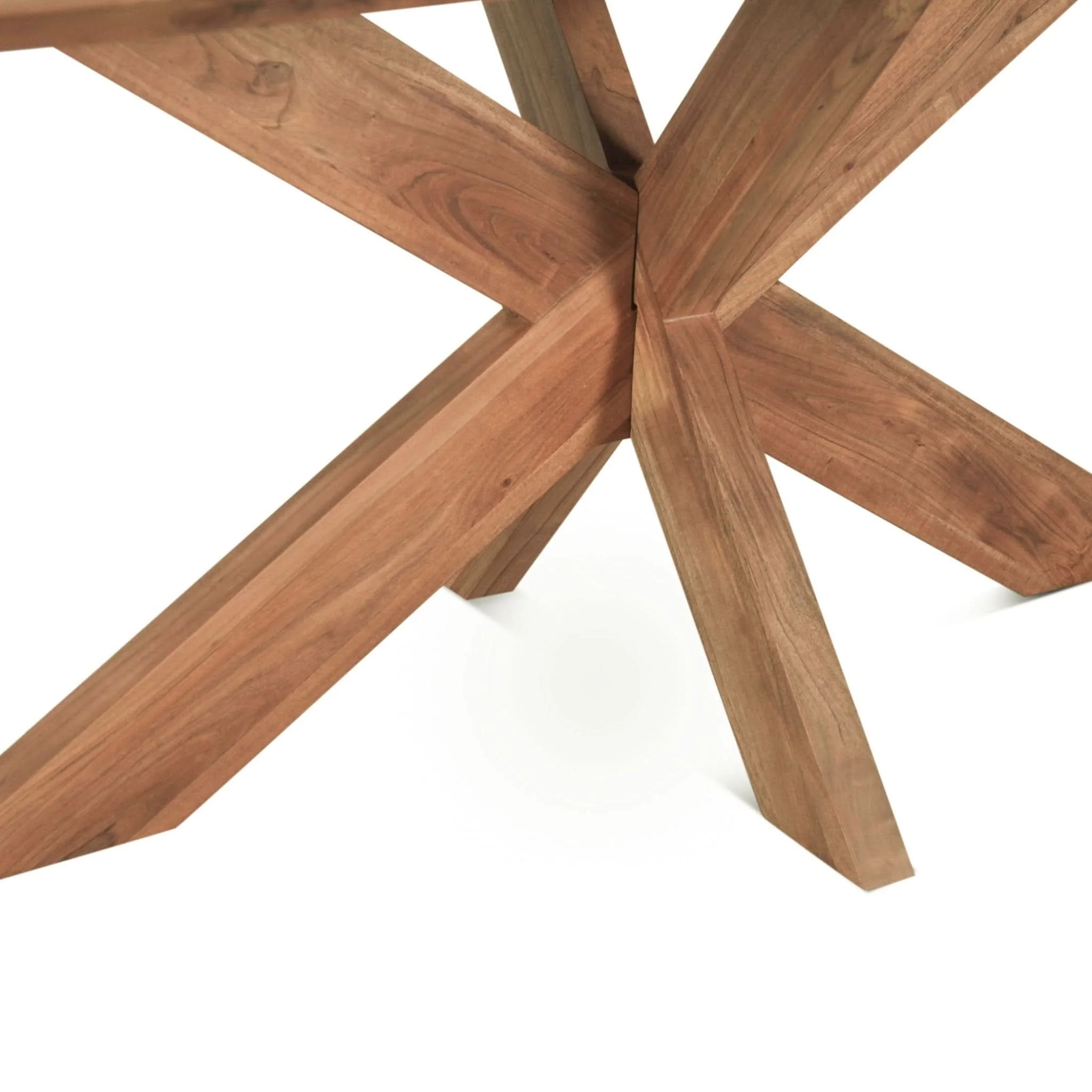 Stockholm 78" Weathered Acacia Wood Dining Table - Image 6