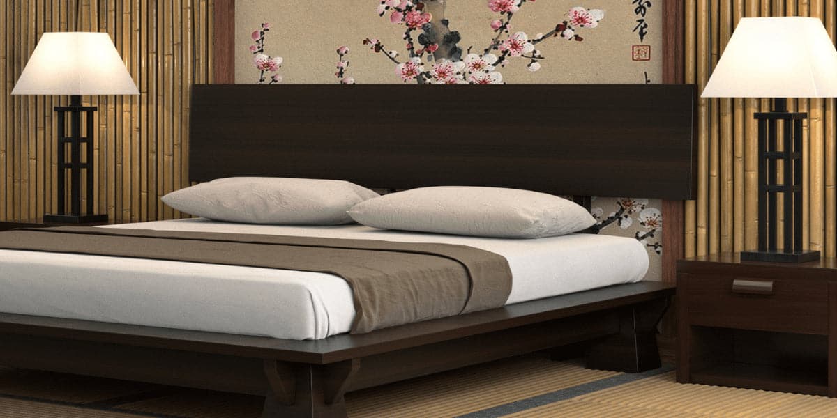 Takuma Japanese Platform Bed Headboard - Image 7