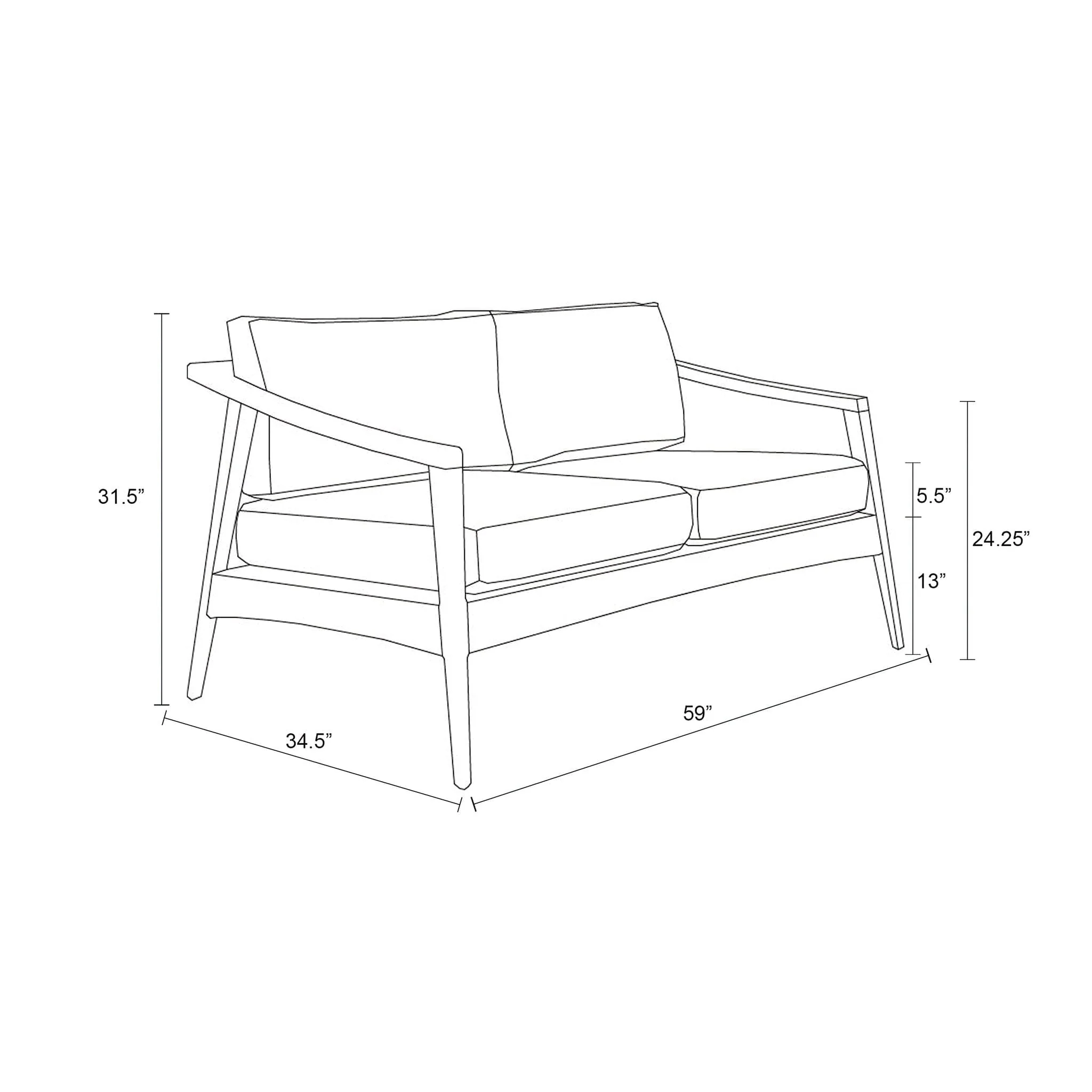 Tango Loveseat - Image 16